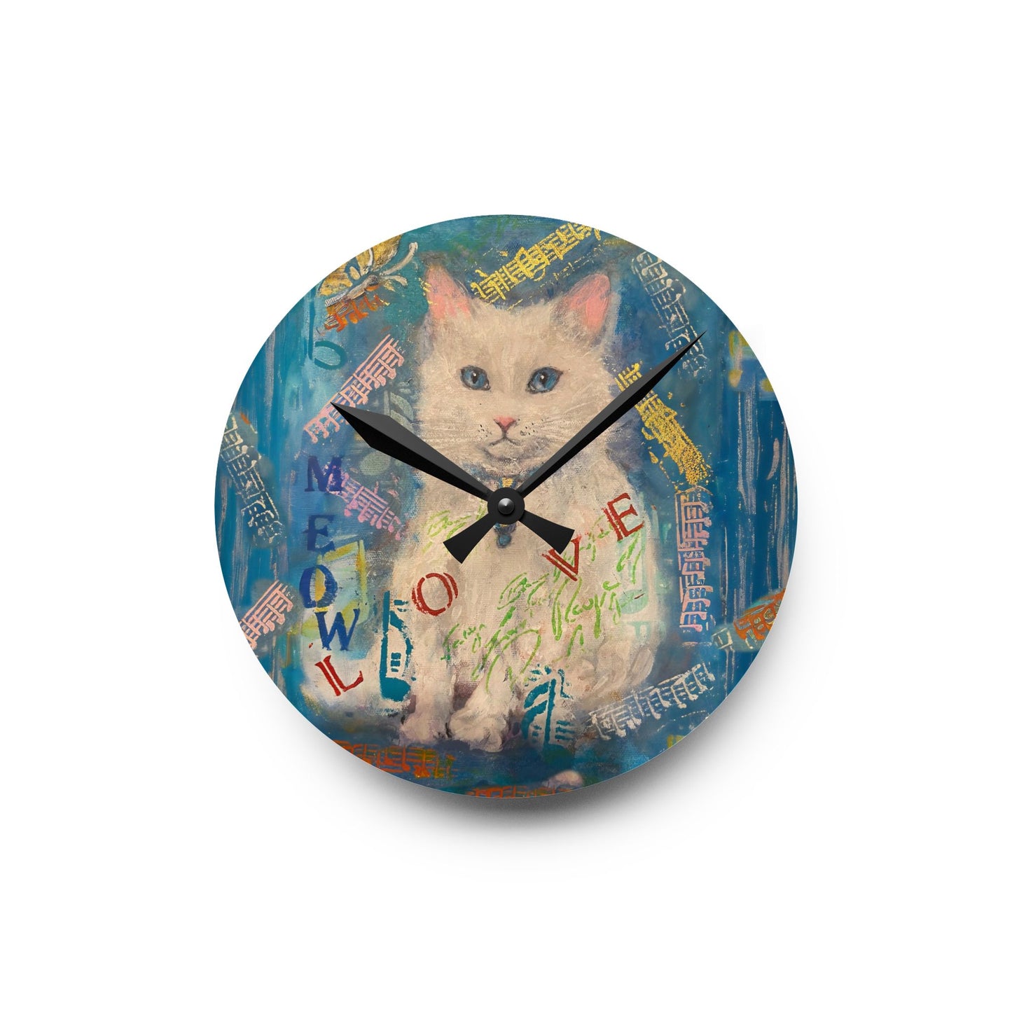 Cat Wall Clock