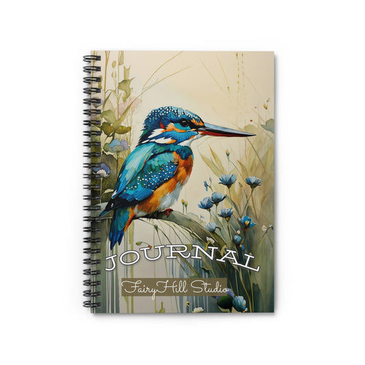 Spiral Notebook - Hummingbird Art Print Ruled Line