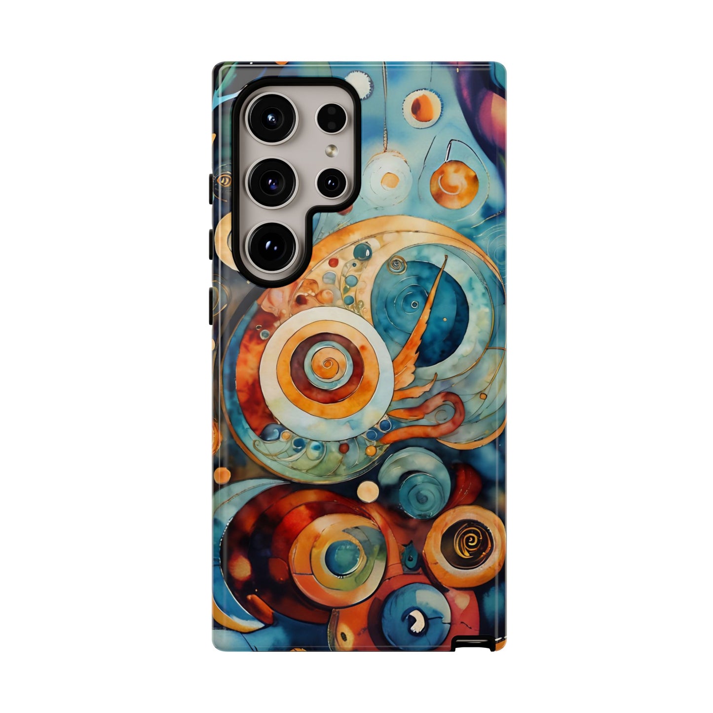 Phone Cases - Beautiful Abstract Circular Art Design