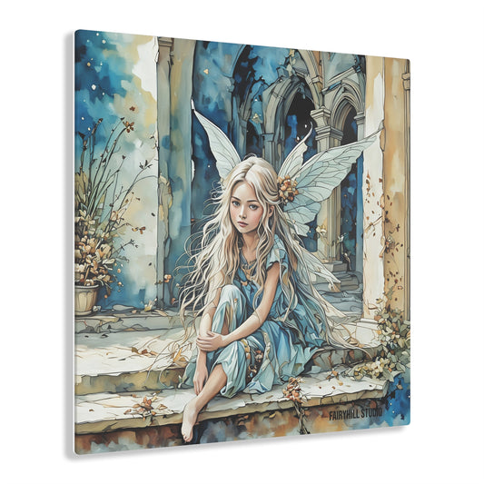 Art Acrylic Prints FairyHill Studio Blue Fairy Art