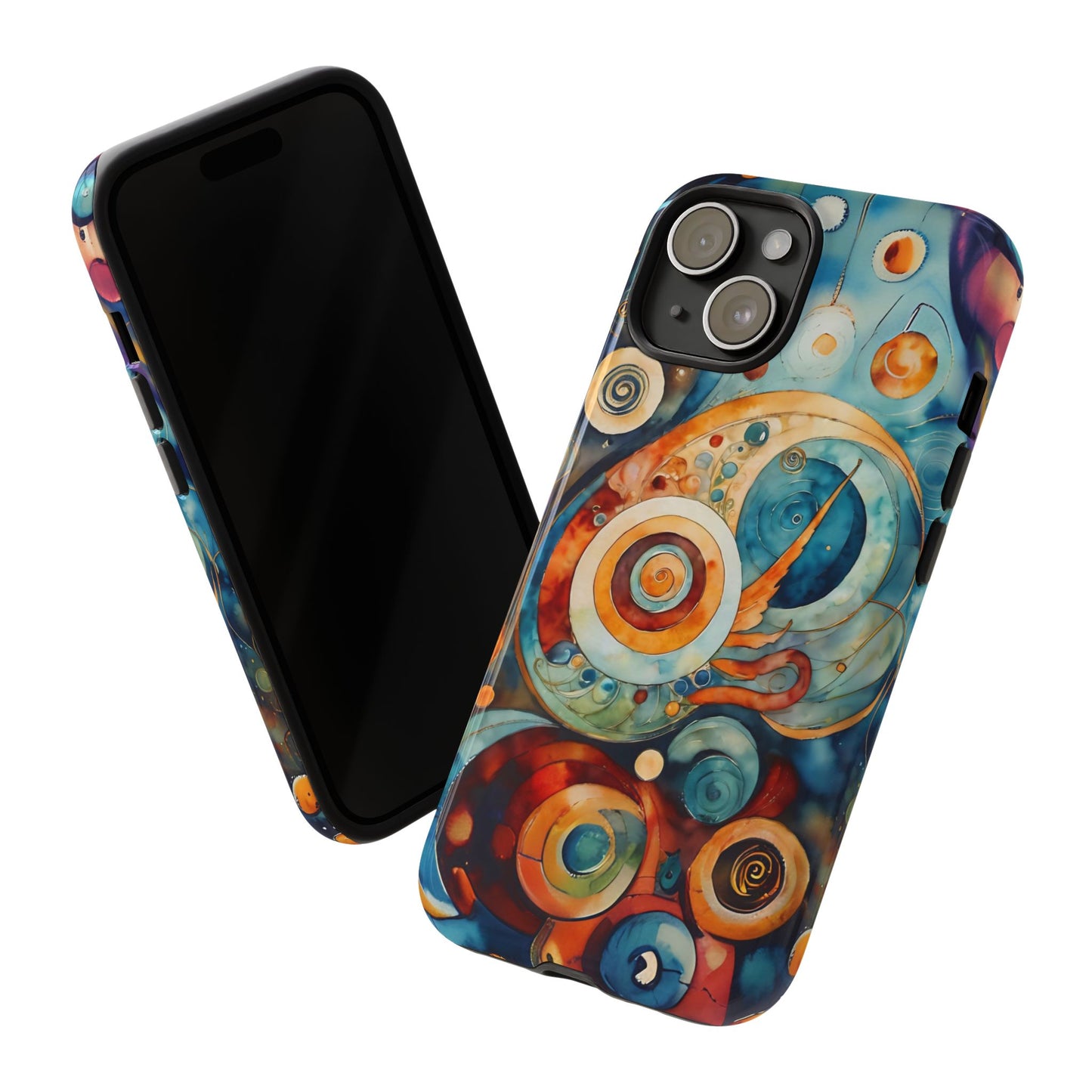 Phone Cases - Beautiful Abstract Circular Art Design