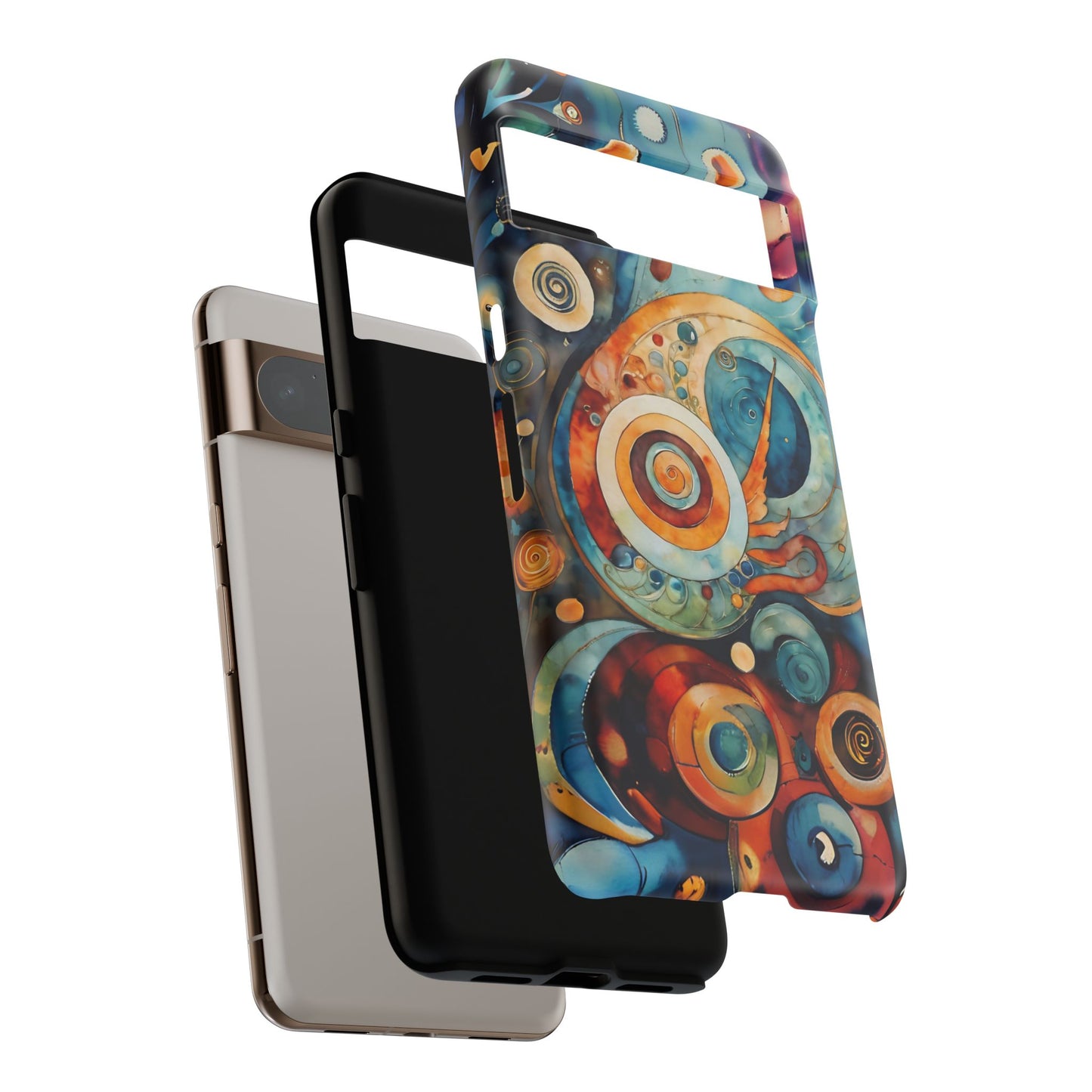 Phone Cases - Beautiful Abstract Circular Art Design