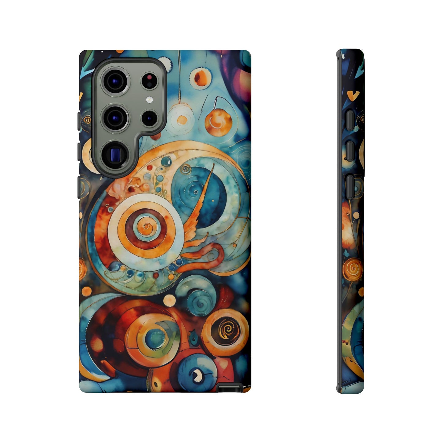Phone Cases - Beautiful Abstract Circular Art Design