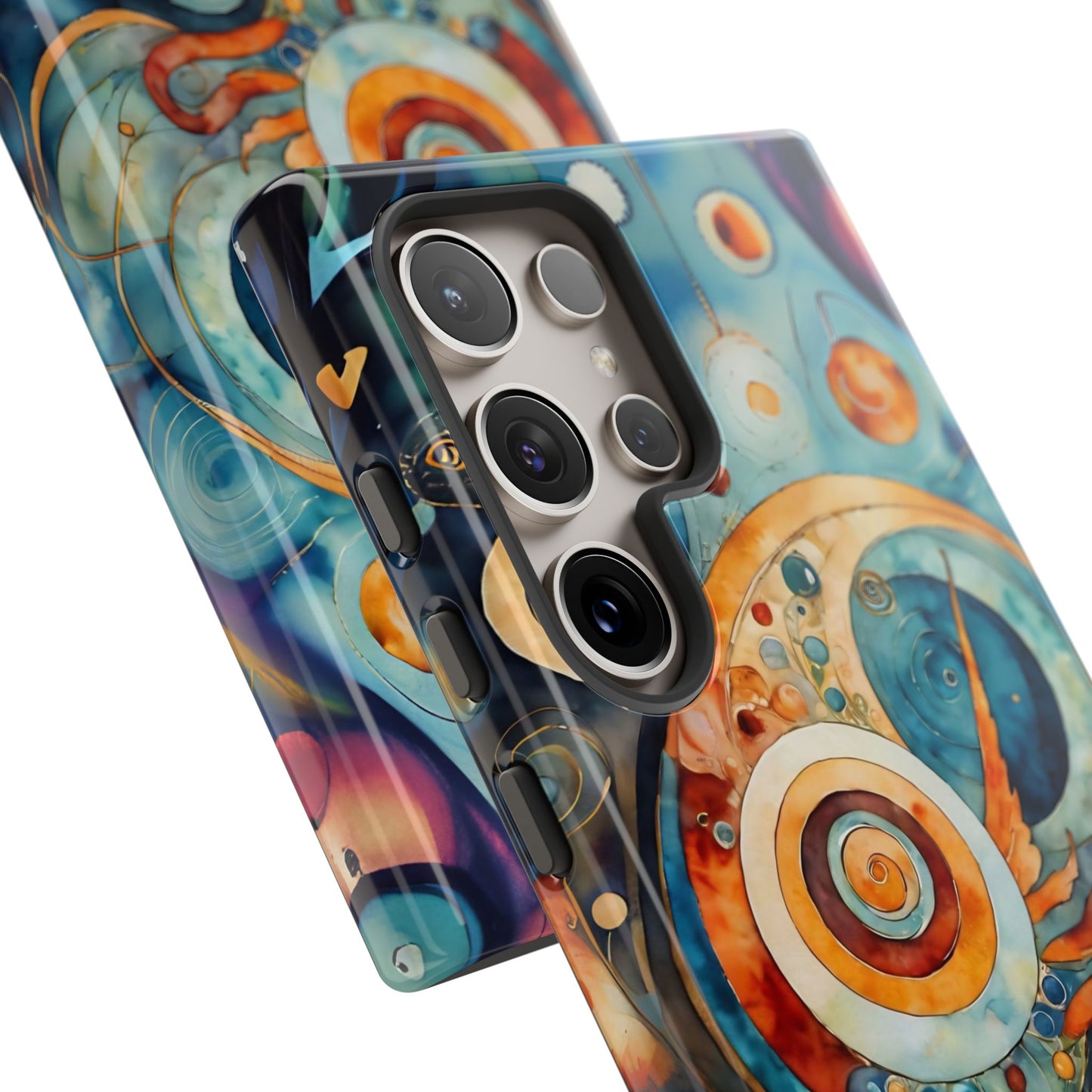 Phone Cases - Beautiful Abstract Circular Art Design