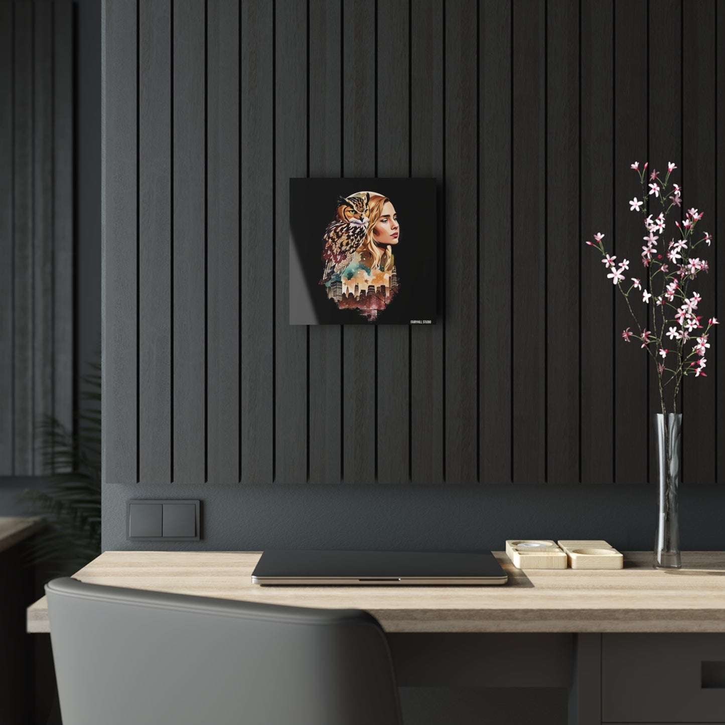 Art Acrylic Prints -Owl Flaco in Newyork