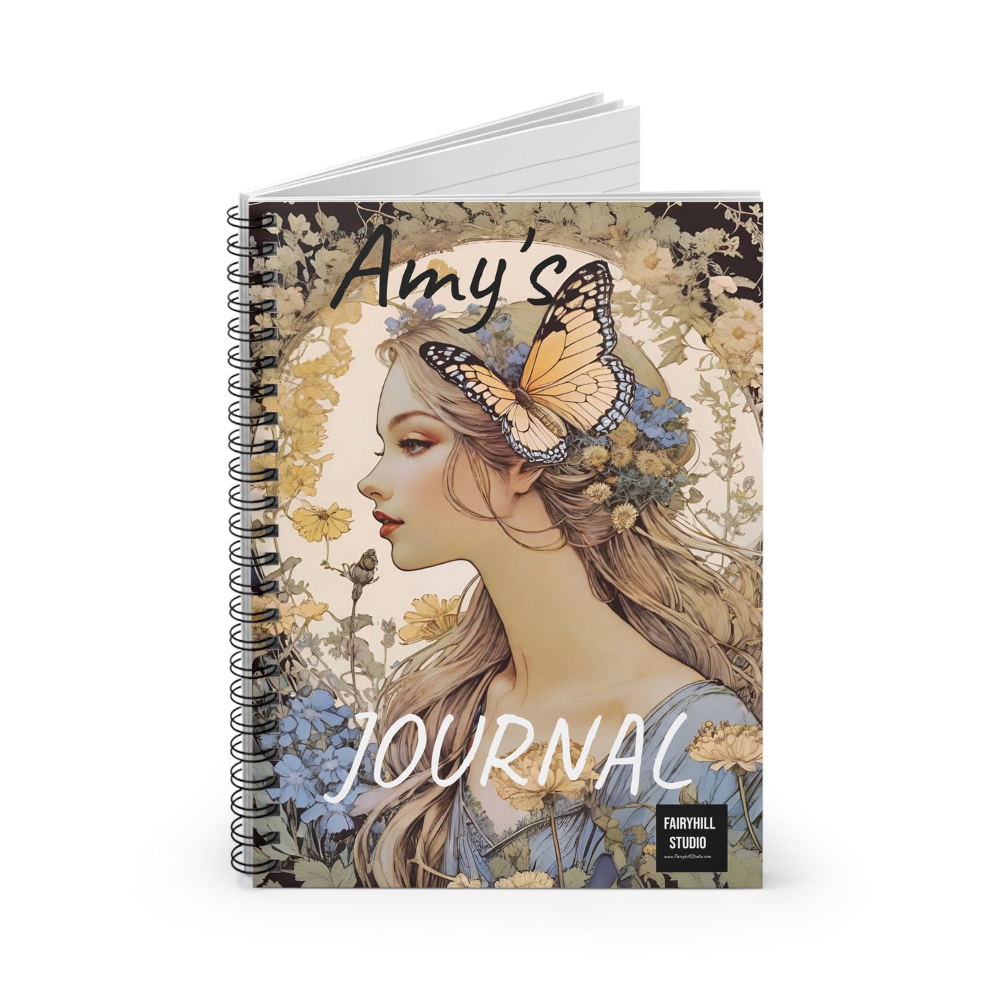 Butterfly Woman Hardcover Journal