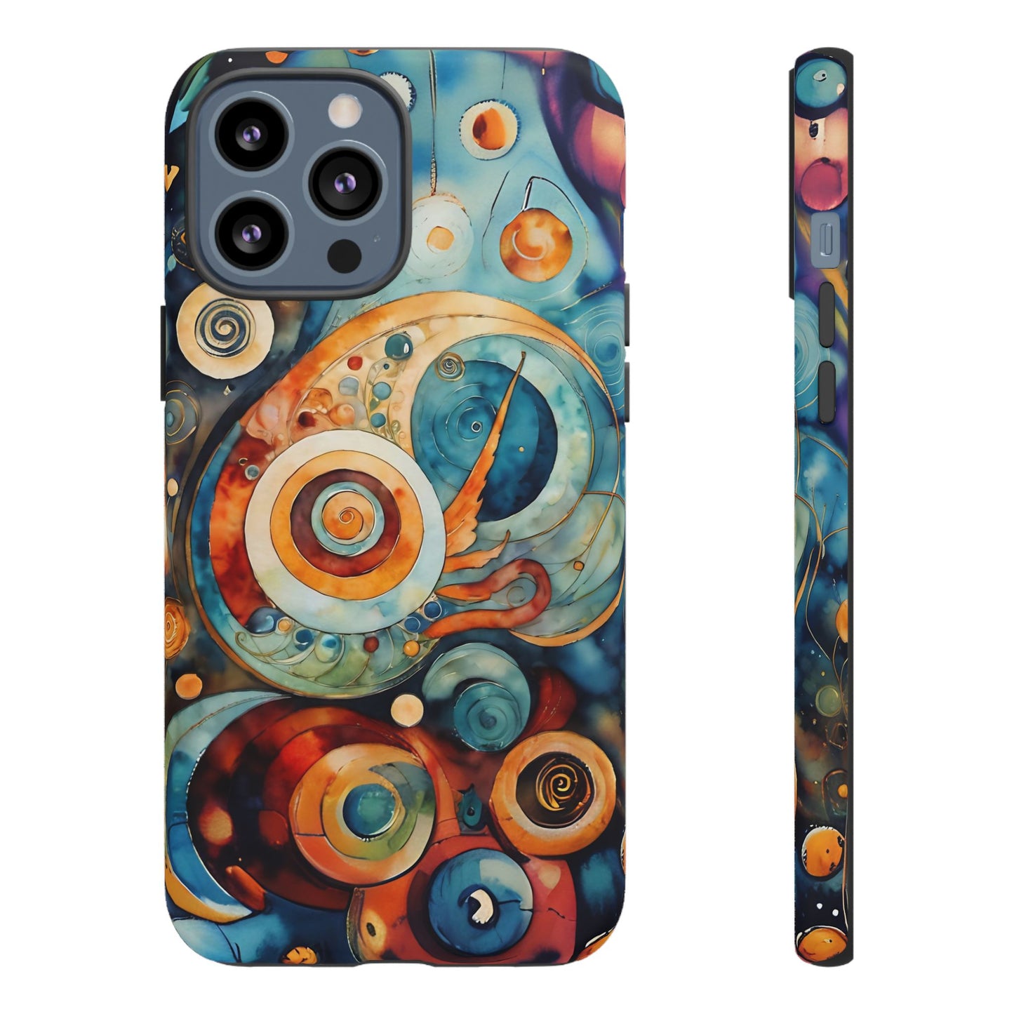 Phone Cases - Beautiful Abstract Circular Art Design