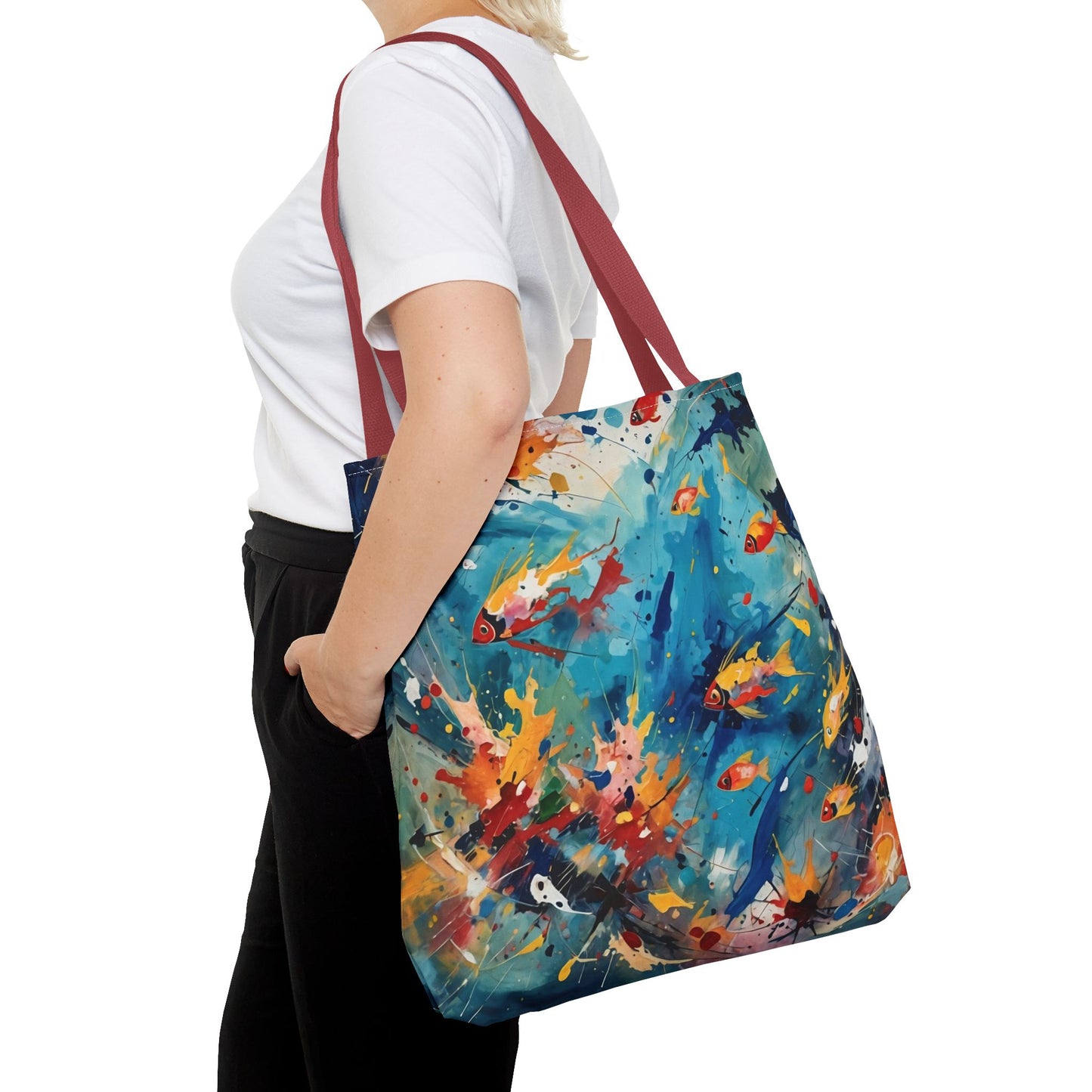 Fish Art Tote Bag