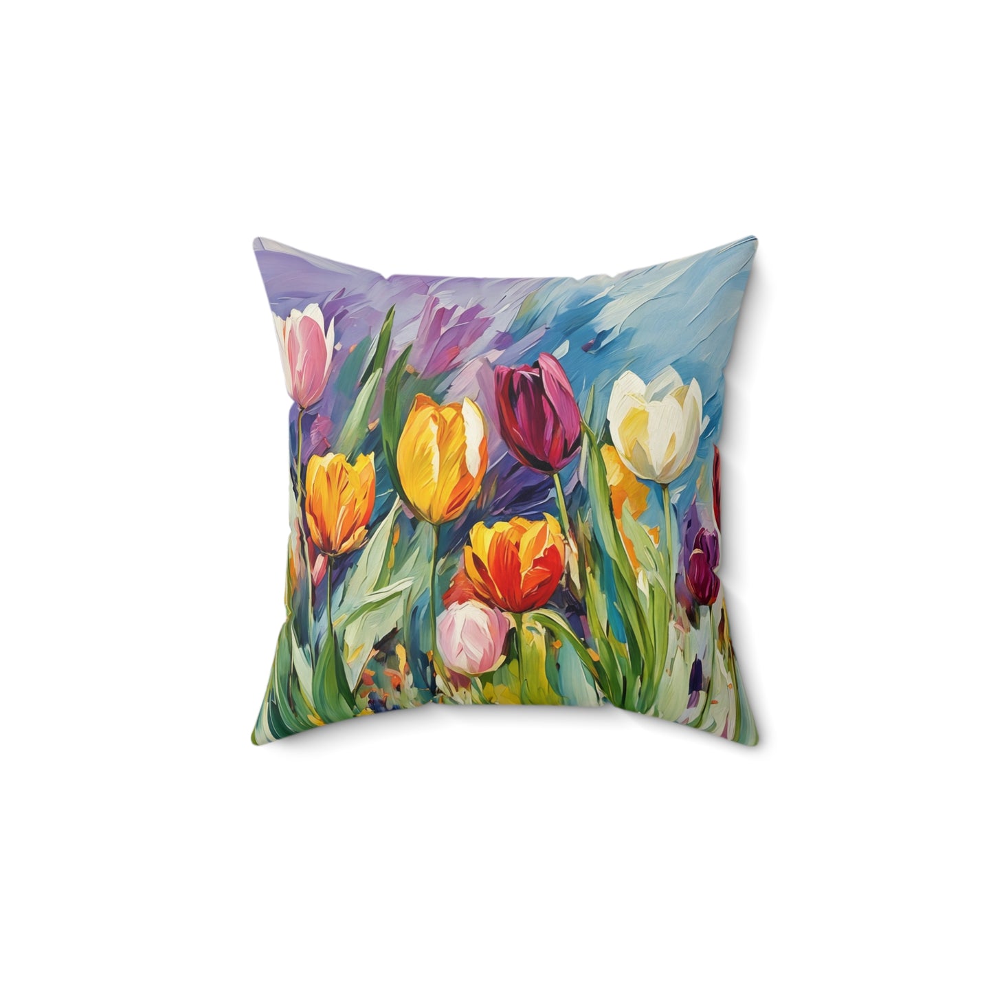 The Witching Hour Hug  Square Pillow - by Fairyhill Studio