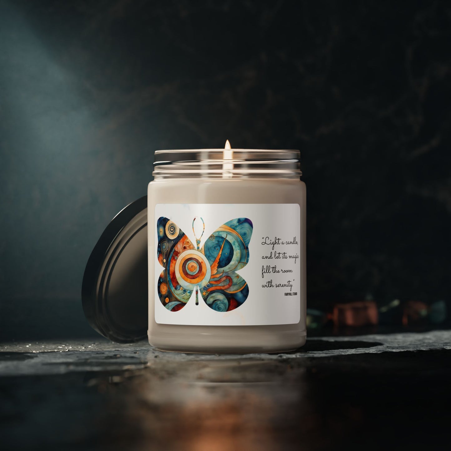 Floral Aromatic Soy Candle - 9oz | Hand-poured Scented Candle for Relaxation & Home Decor