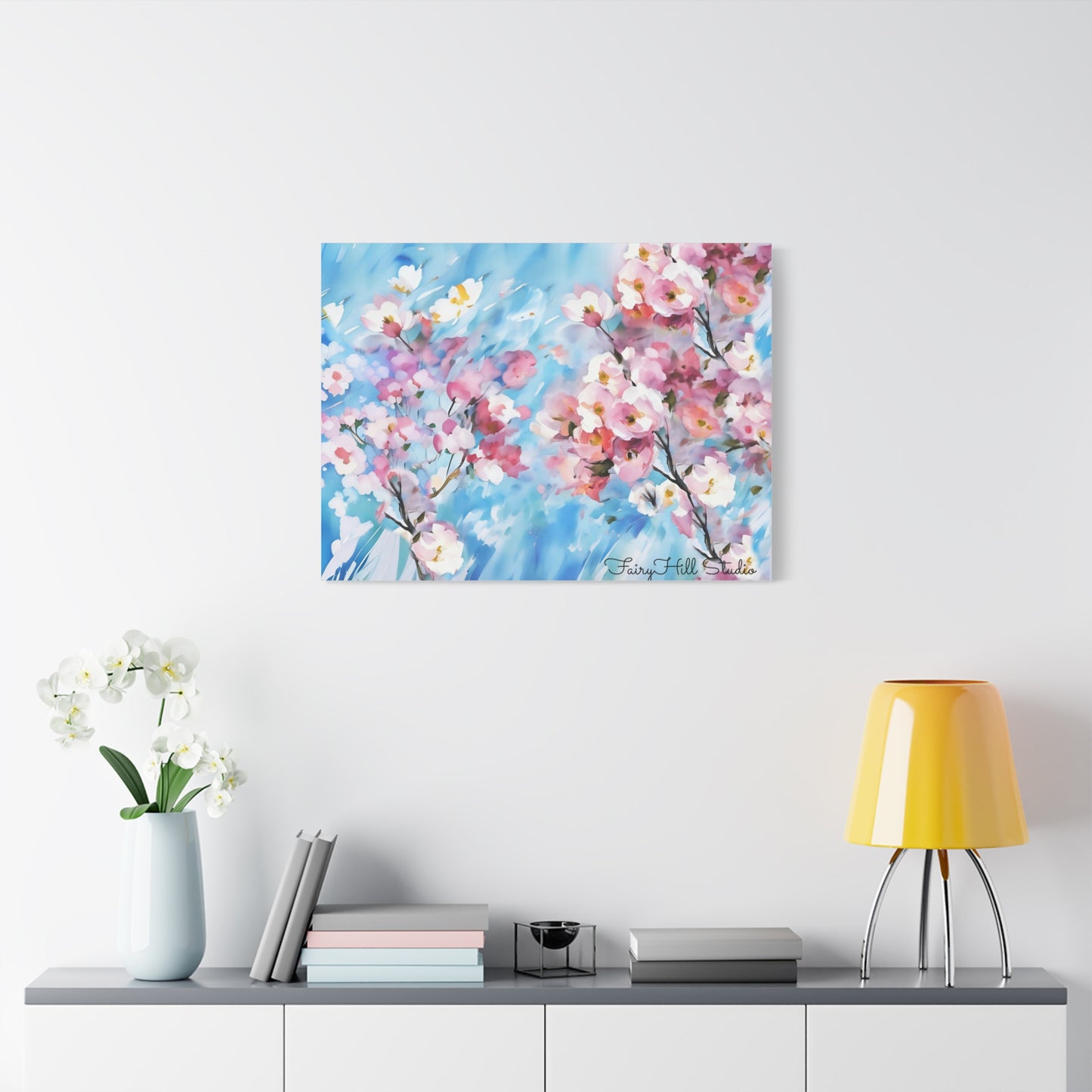 Canvas Wall Art - Floral Cherry Blossom