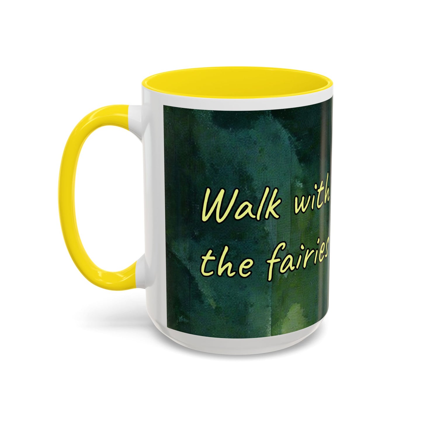 Sleeping Fairy -Themed Coffee Mug with a quote - 11 & 15oz Accent Mug for Fairy/coffee  Lovers