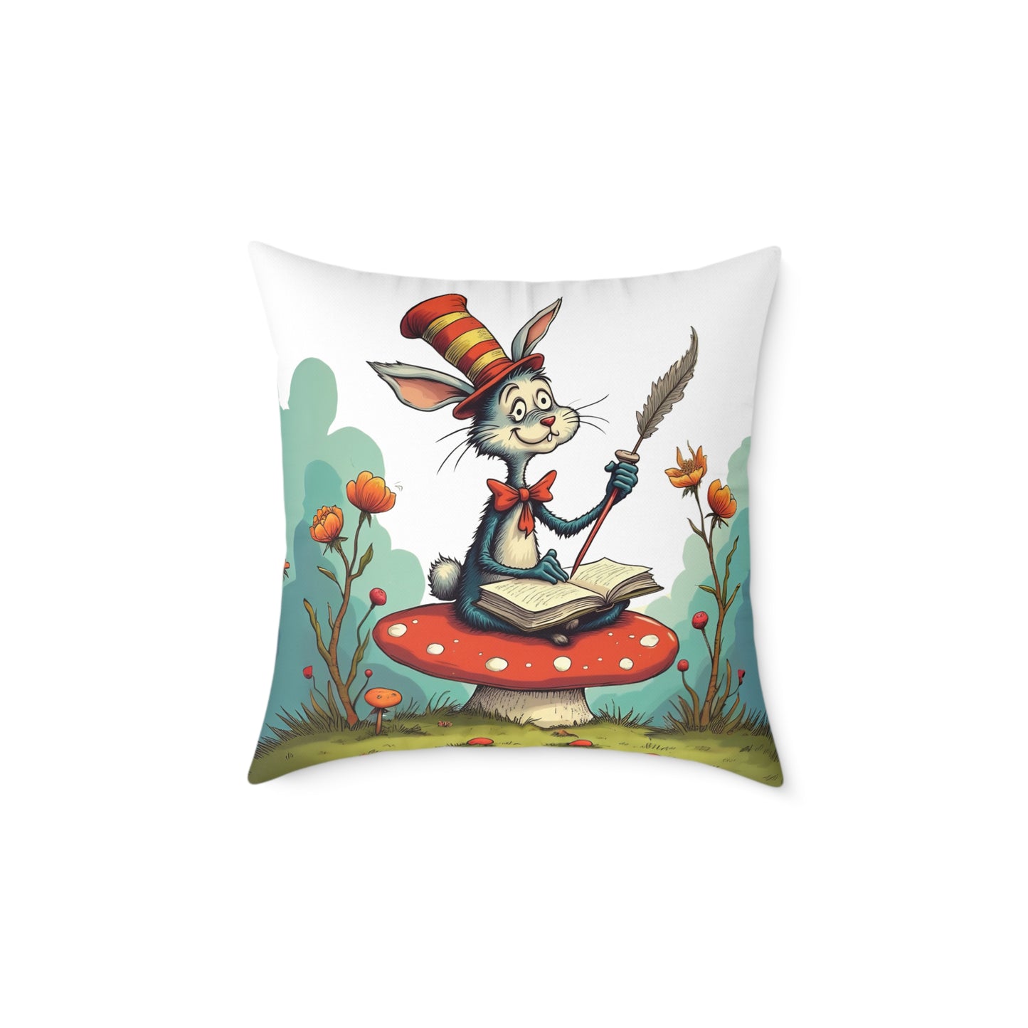 Whimsical Animal Pillow, Cozy Home Decor, Kid's Room Accessory, Playful Art Piece, Gift for Children