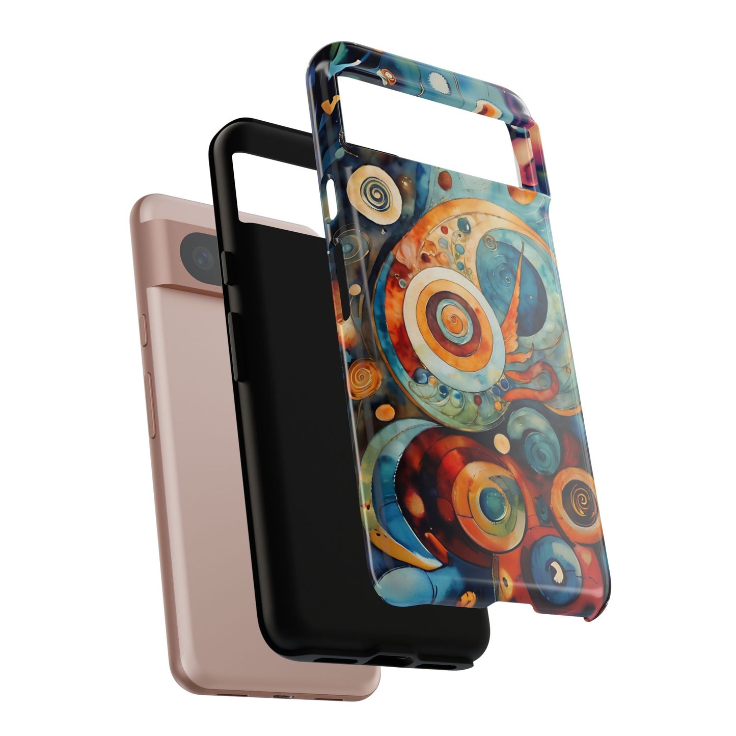 Phone Cases - Beautiful Abstract Circular Art Design