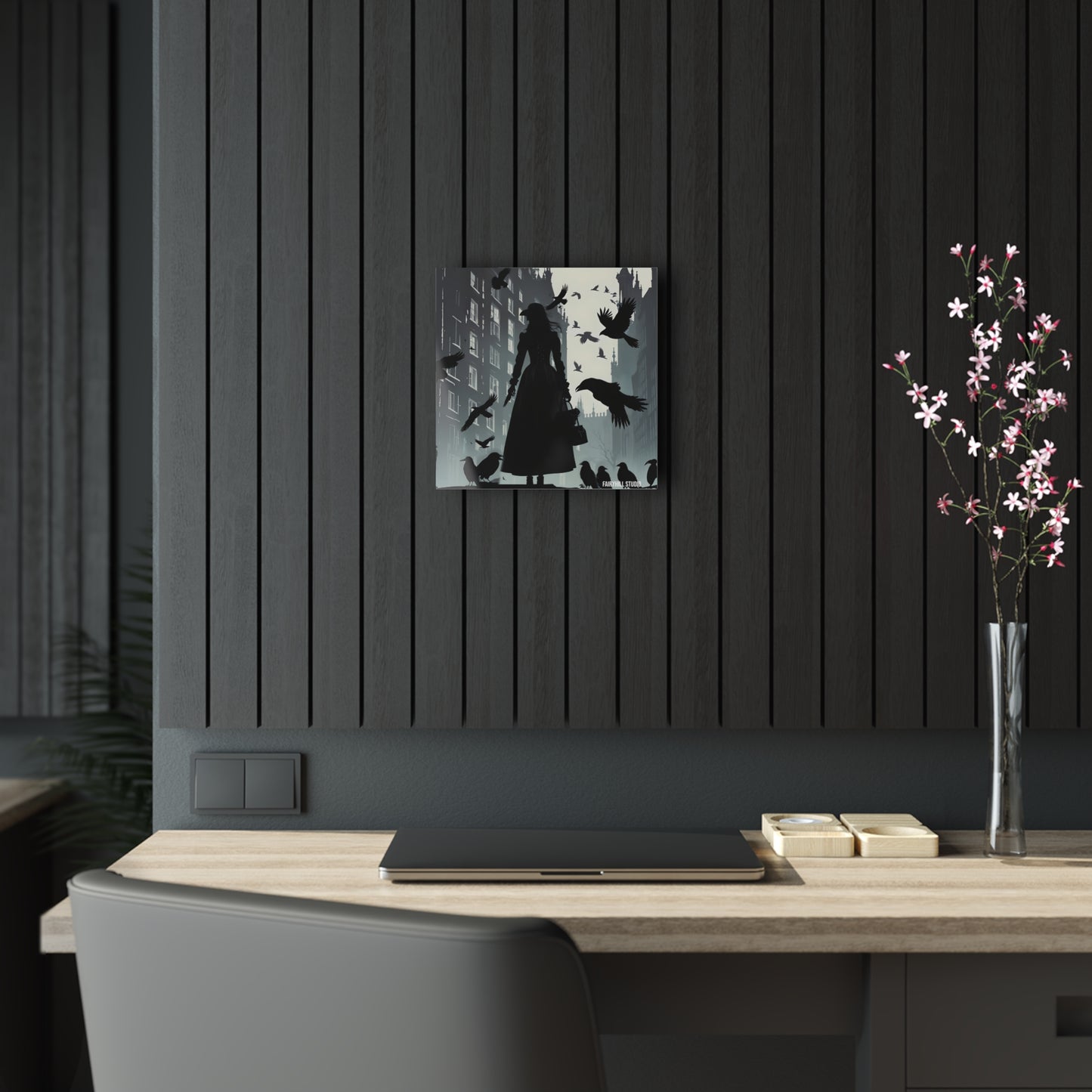 Art Acrylic Prints FairyHill  London Crows  Art