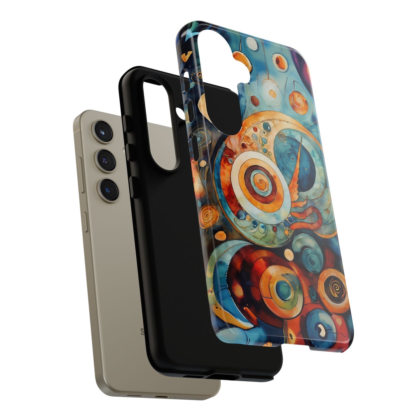Phone Cases - Beautiful Abstract Circular Art Design