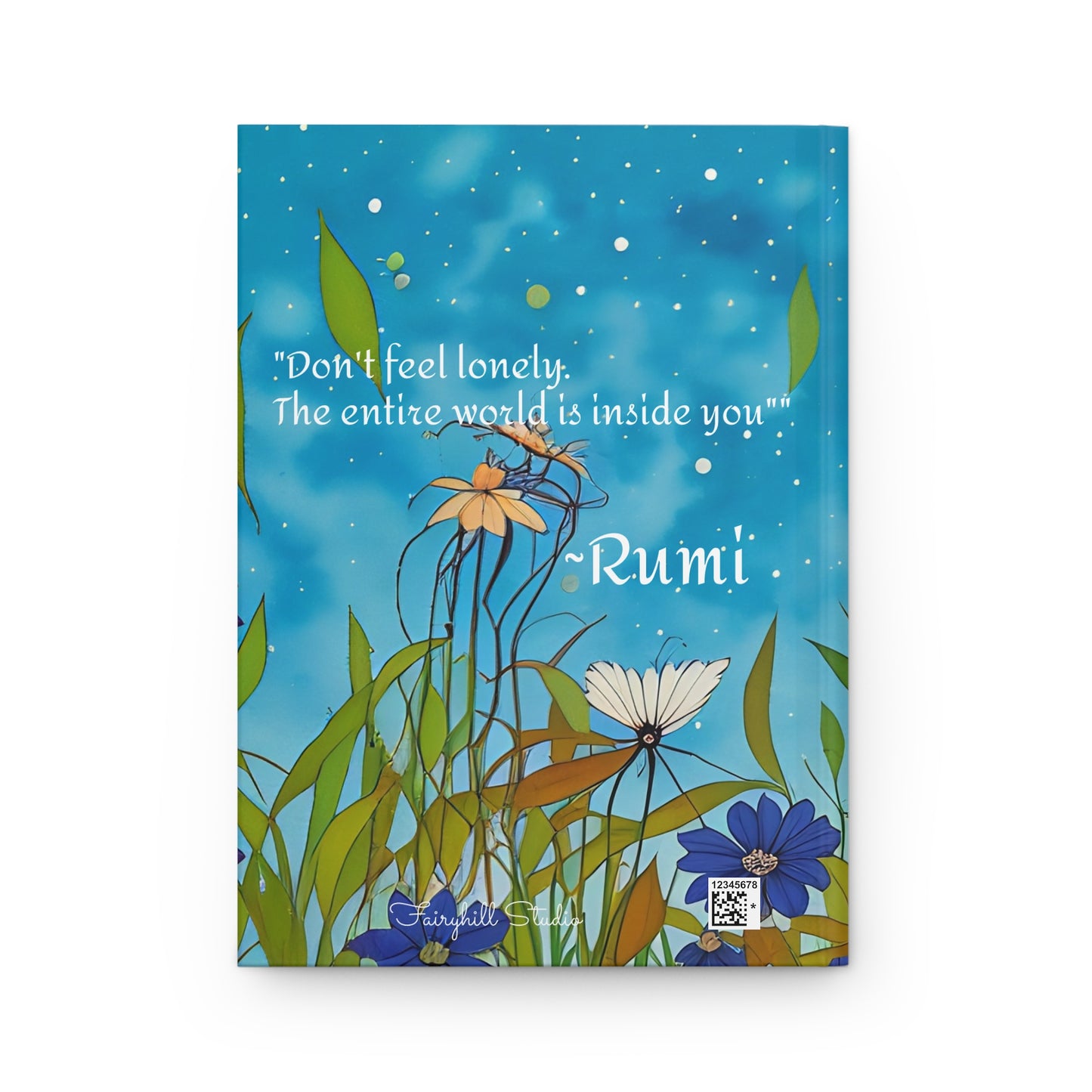 Rumi Quote Hardcover Journal