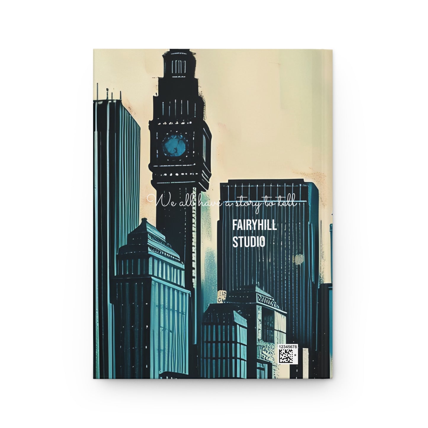 Hardcover Journal  yellow cat in london Art