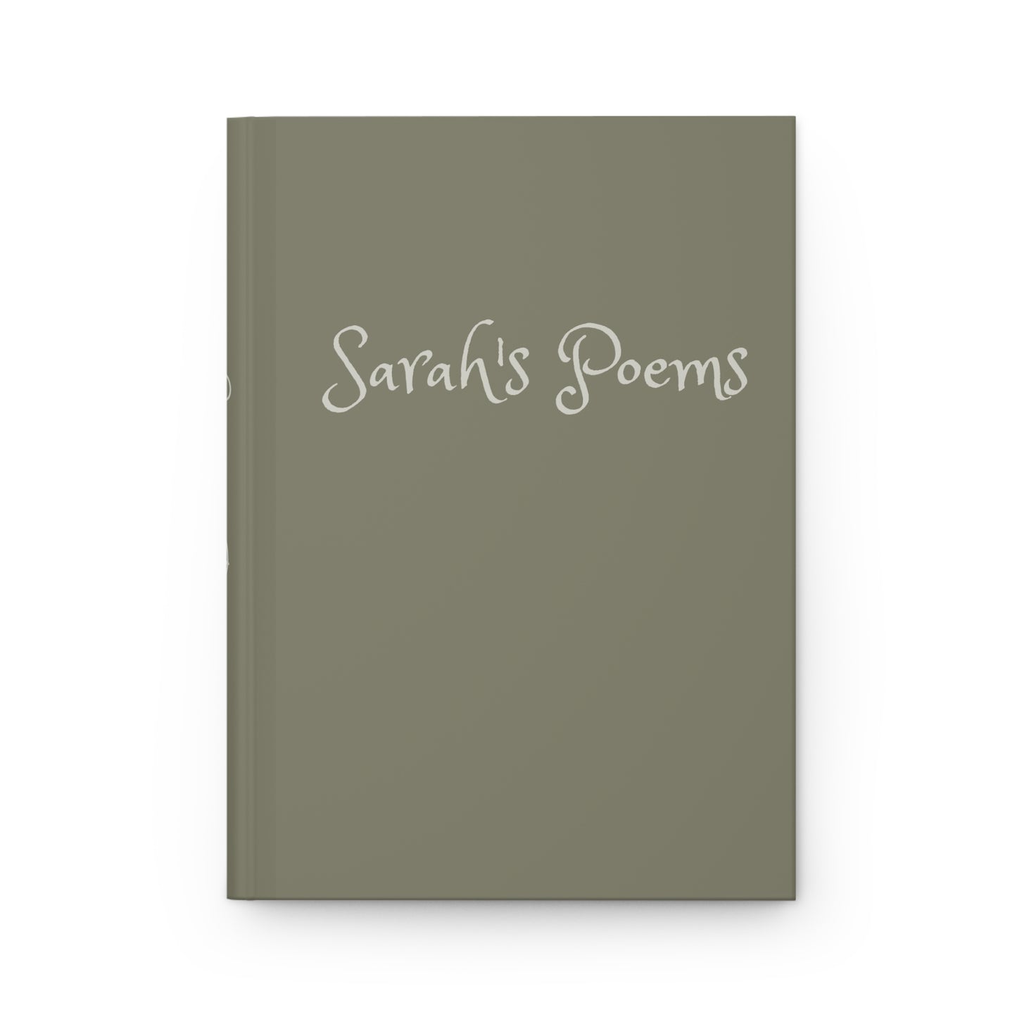 Custom Moss Hardcover Journal