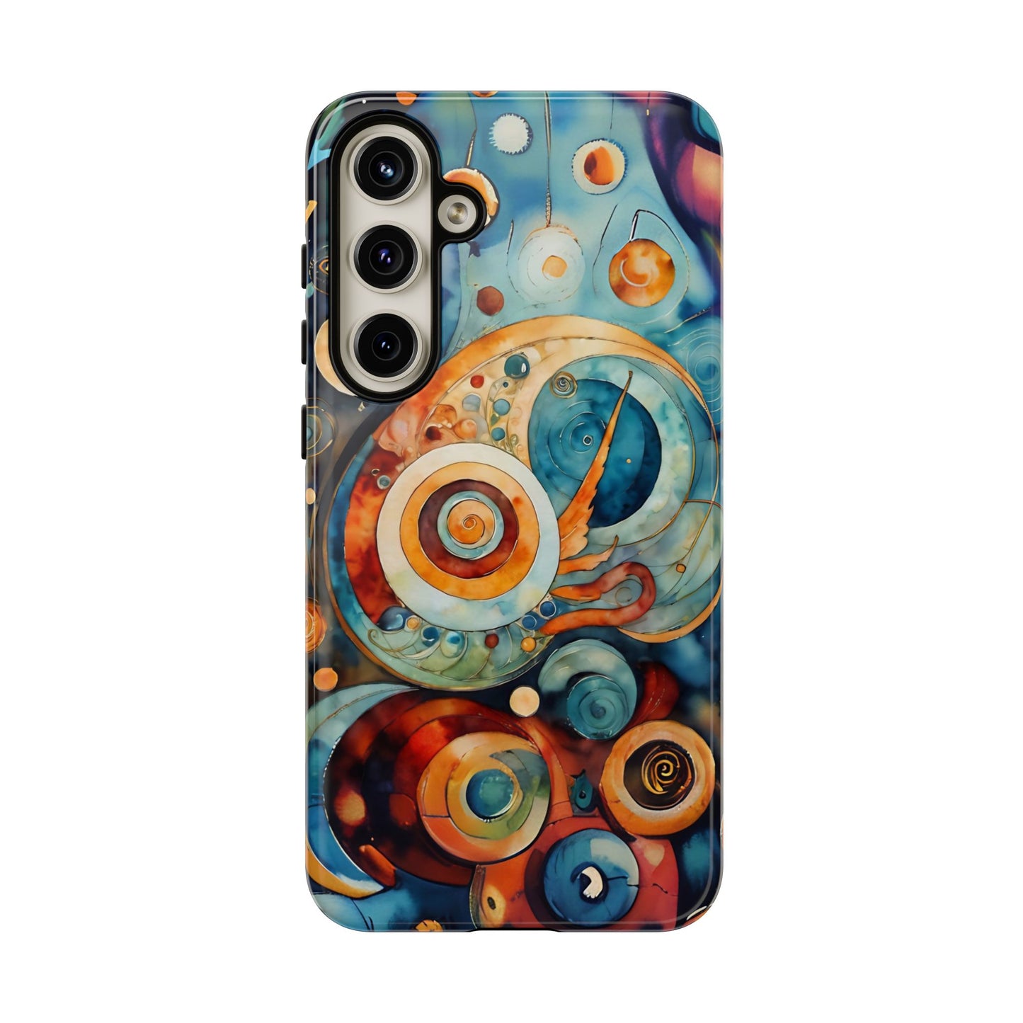 Phone Cases - Beautiful Abstract Circular Art Design