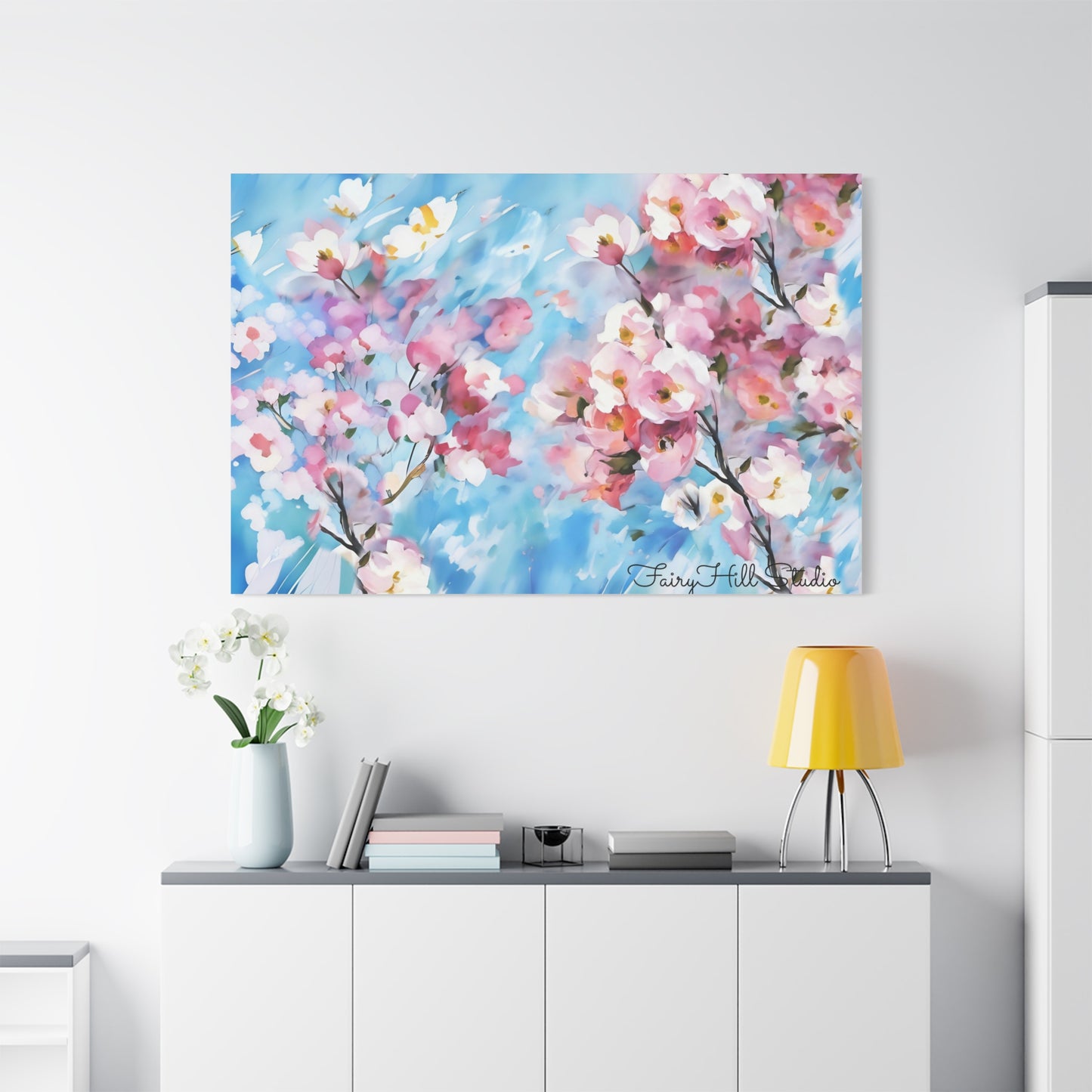 Canvas Wall Art - Floral Cherry Blossom