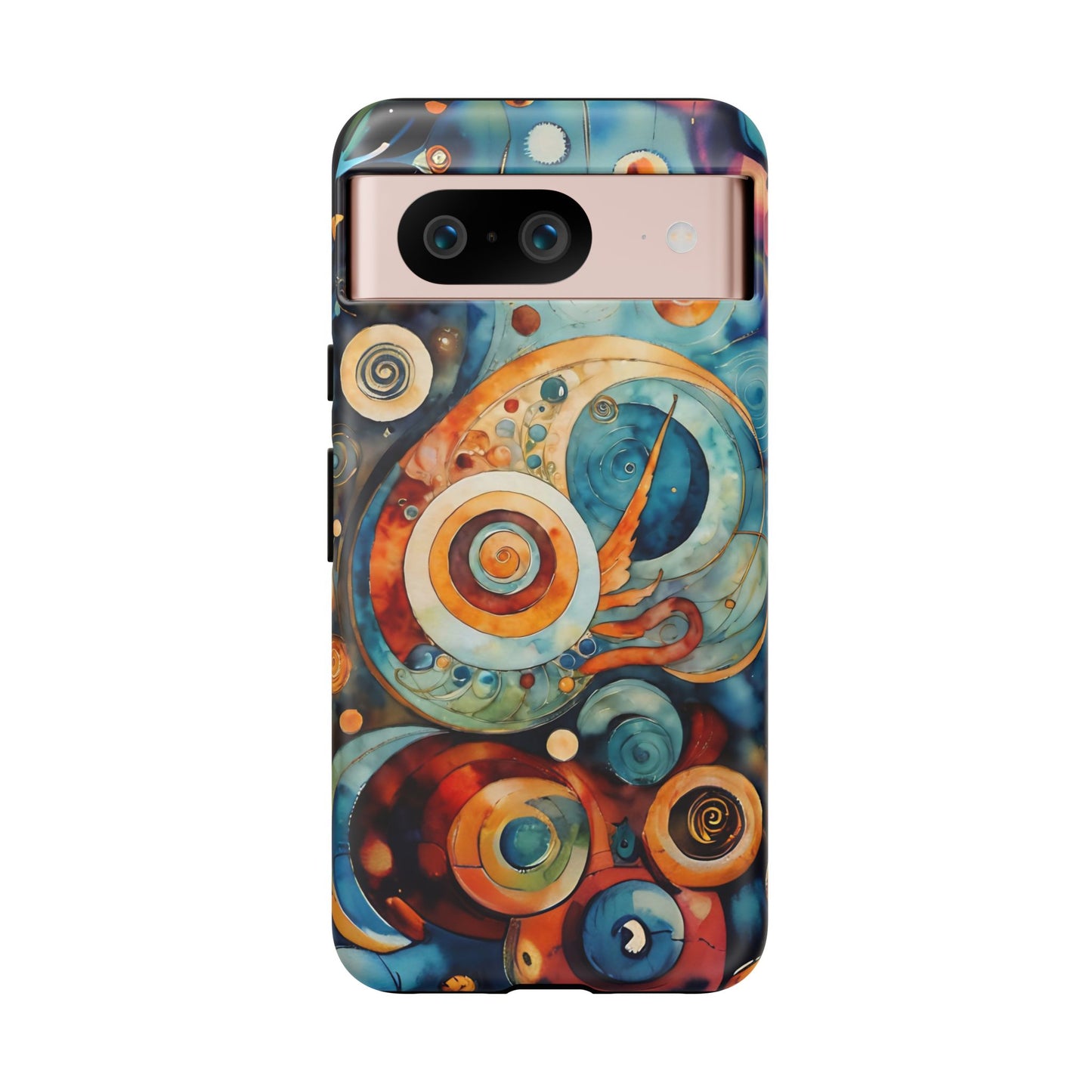 Phone Cases - Beautiful Abstract Circular Art Design
