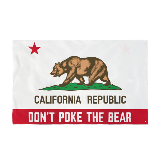 3x5 ft California Don't Poke the Bear  Double Sided Flag