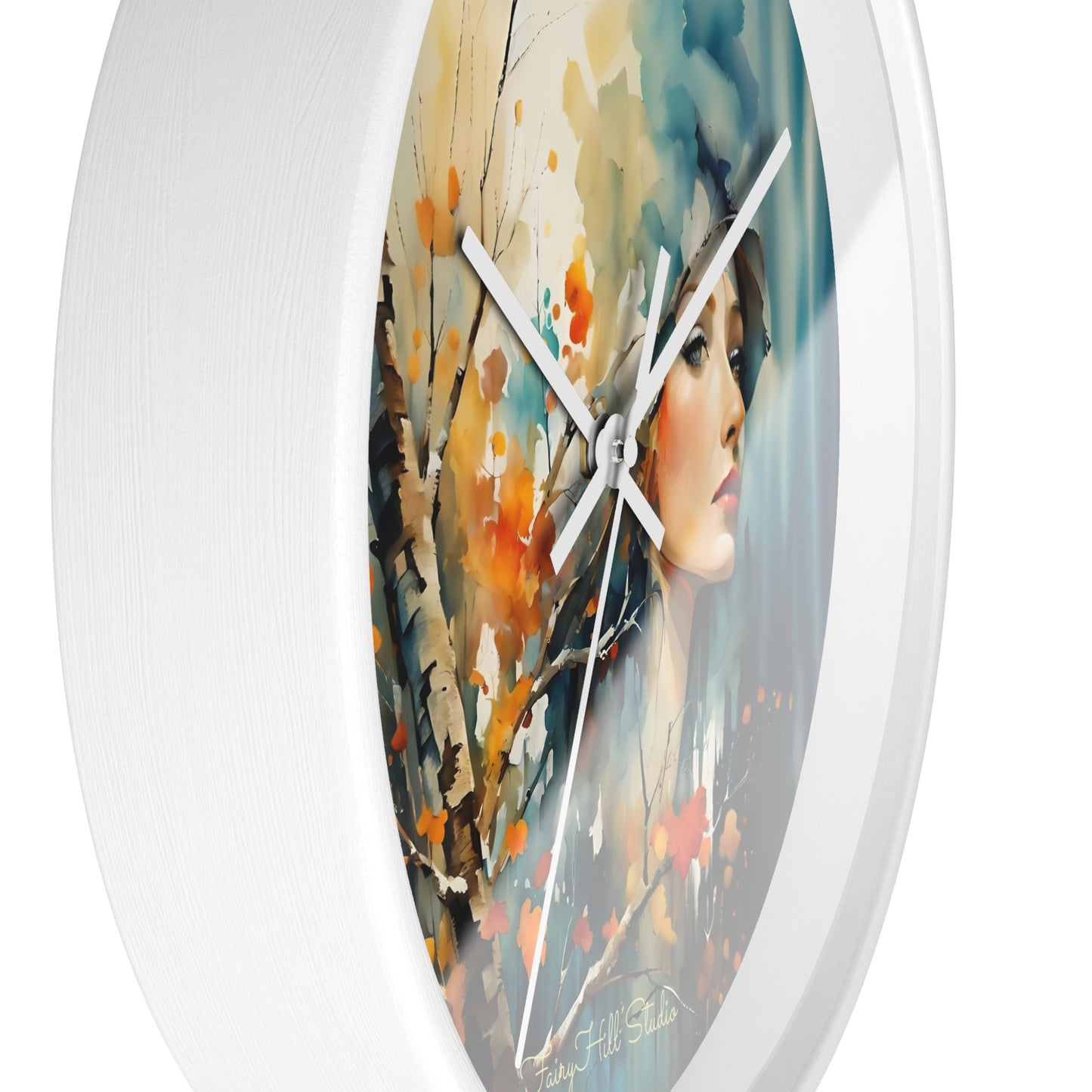 Artistic Woman Wall Clock | Home Decor | Unique Gift | Modern Clock | Wall Art | Feminine Design | Statement Piece