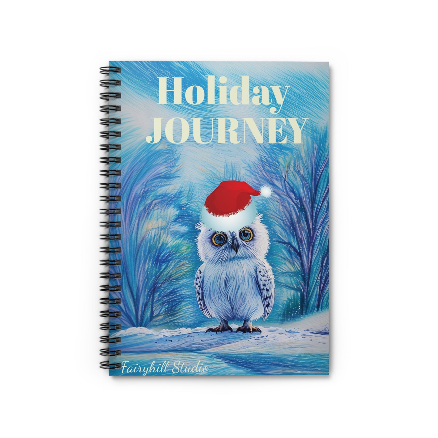 Owl Holiday Journal Spiral Notebook