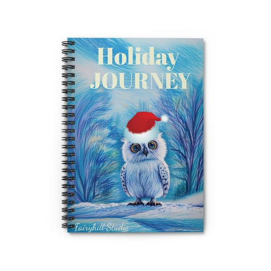 Owl Holiday Journal Spiral Notebook