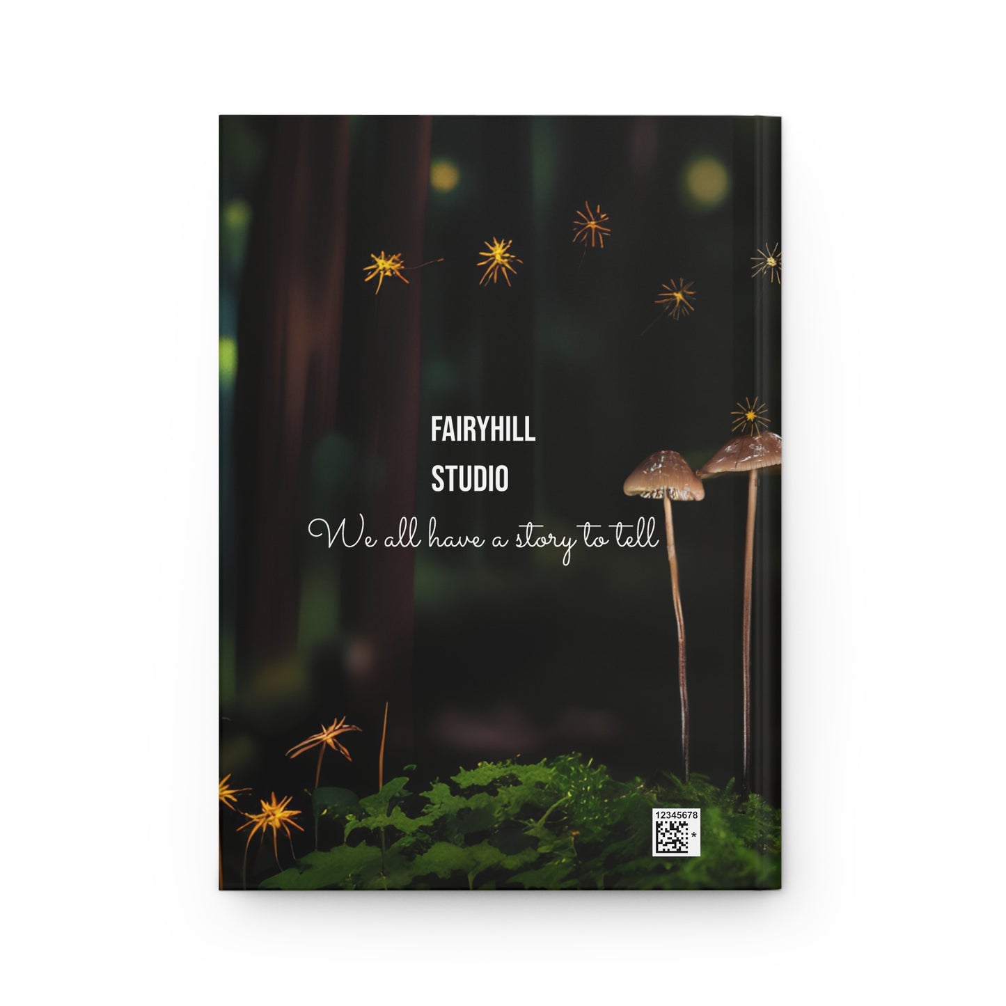 Hardcover Journal Matte - Midsummer Fairy Forest art  Journal