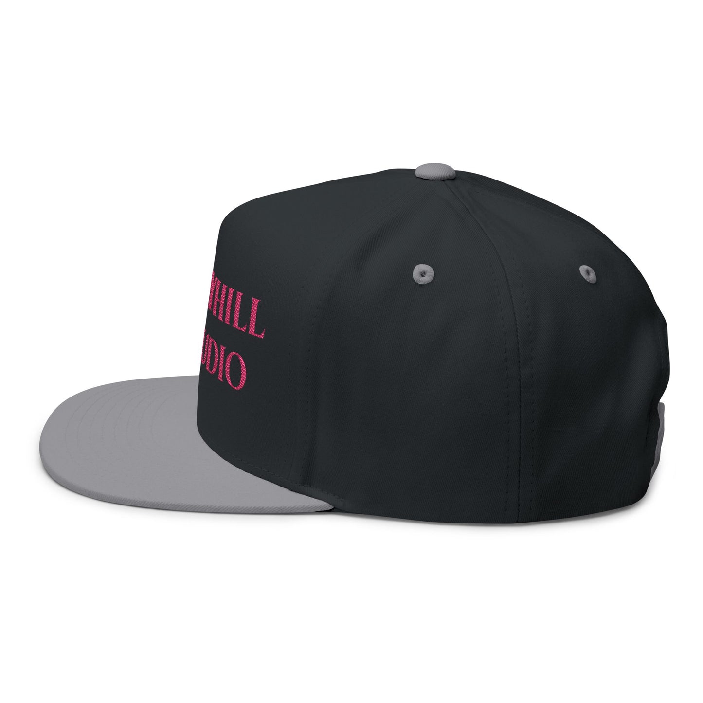 Flat Bill Cap — Fairyhill Studio Embroidered Logo Snapback