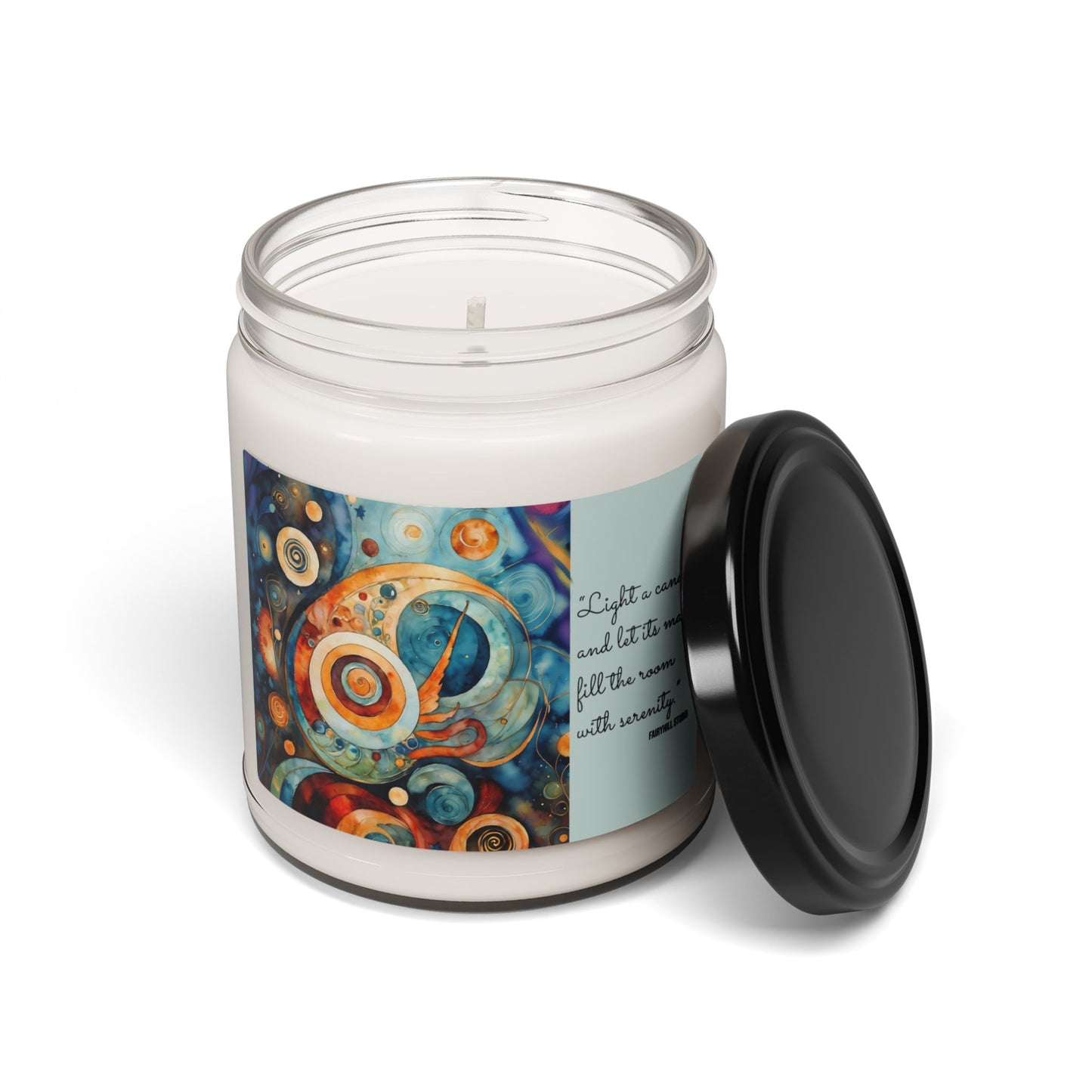 Floral Aromatic Soy Candle - 9oz | Hand-poured Scented Candle for Relaxation & Home Decor