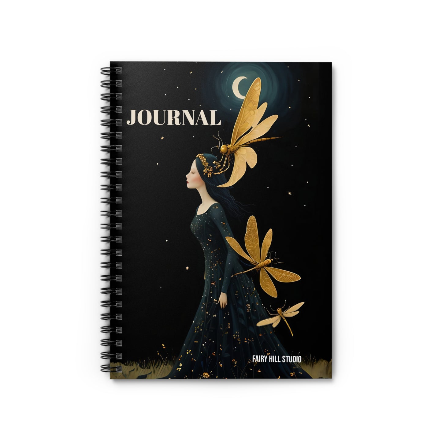 Fairy Night Spiral Notebook - Ruled Line