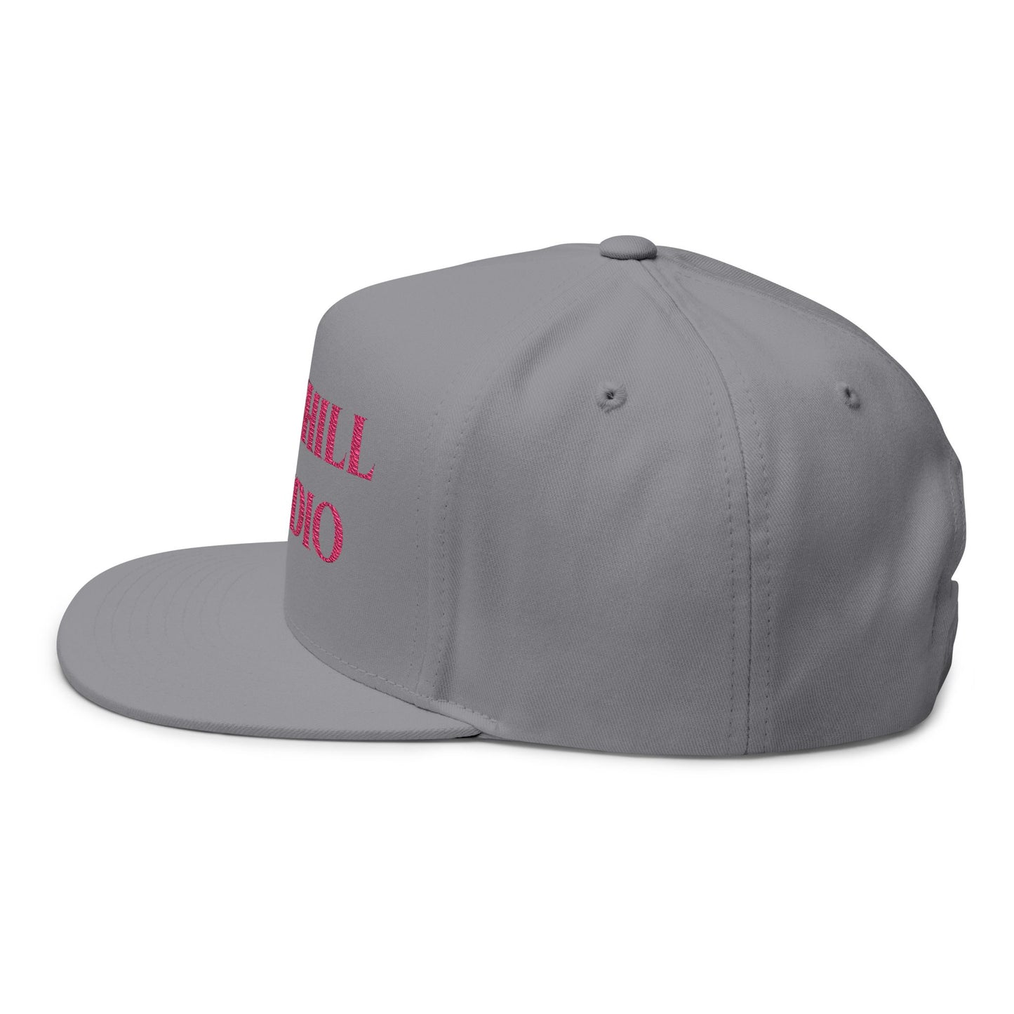 Flat Bill Cap — Fairyhill Studio Embroidered Logo Snapback