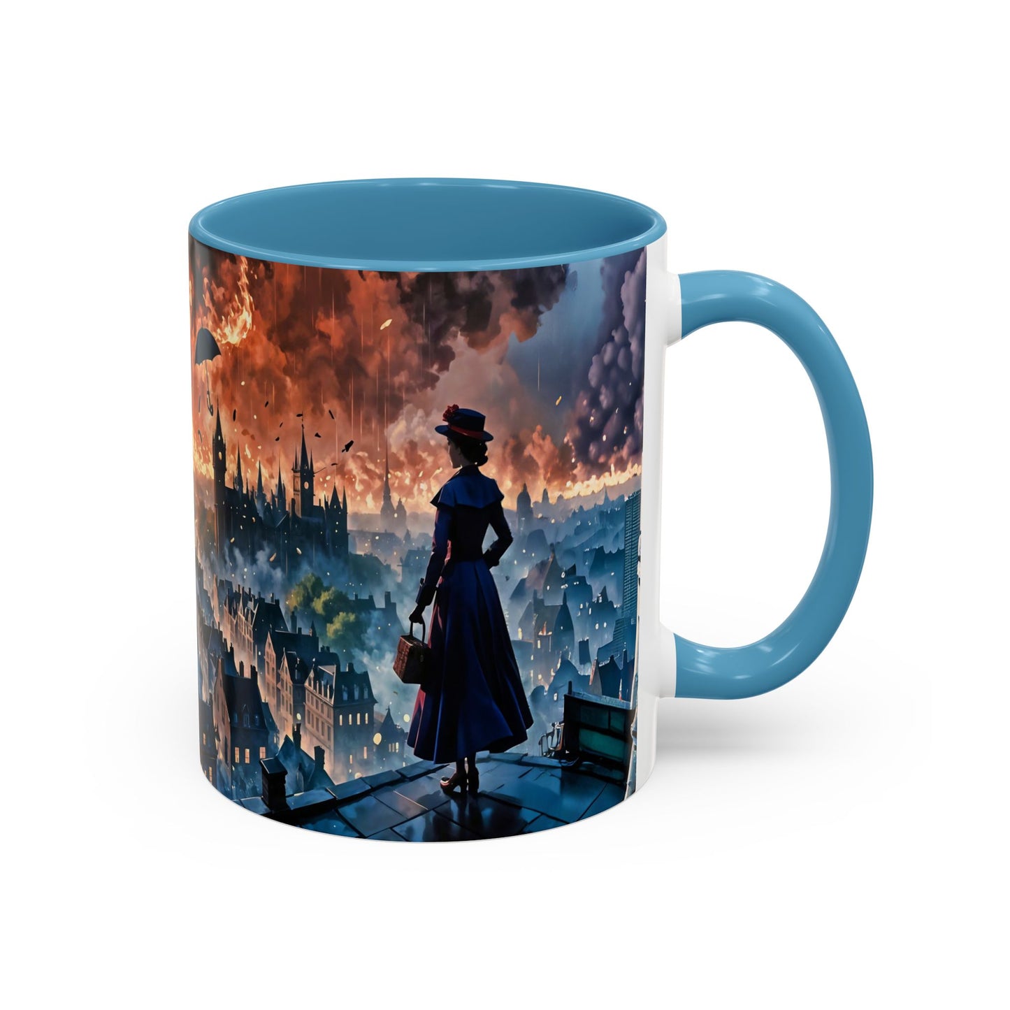 Coffee Mug Mary Poppins Night Cityscape 11oz