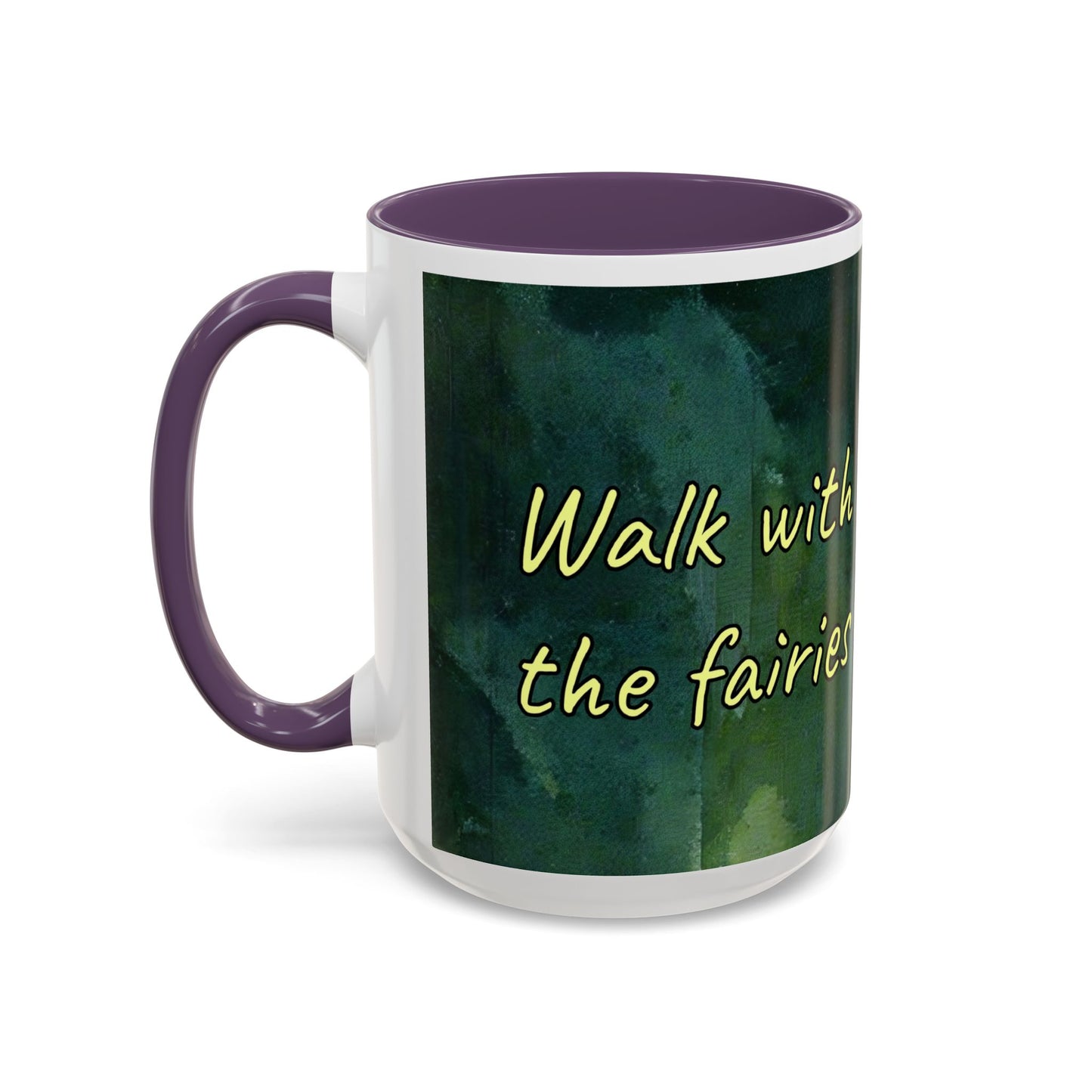 Sleeping Fairy -Themed Coffee Mug with a quote - 11 & 15oz Accent Mug for Fairy/coffee  Lovers