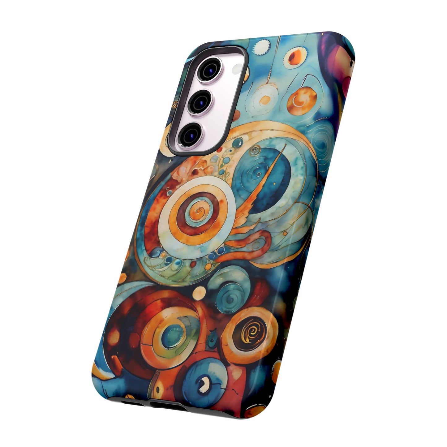 Phone Cases - Beautiful Abstract Circular Art Design