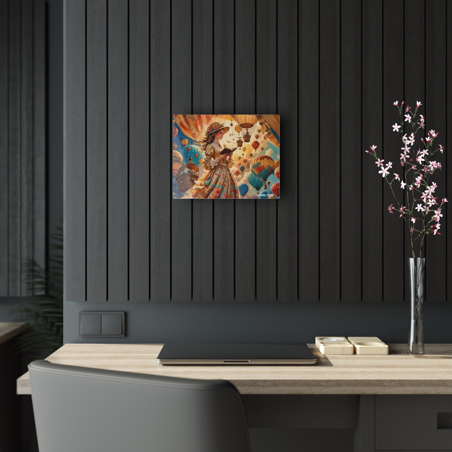 Art Acrylic Prints -Journey with Hot air ballons