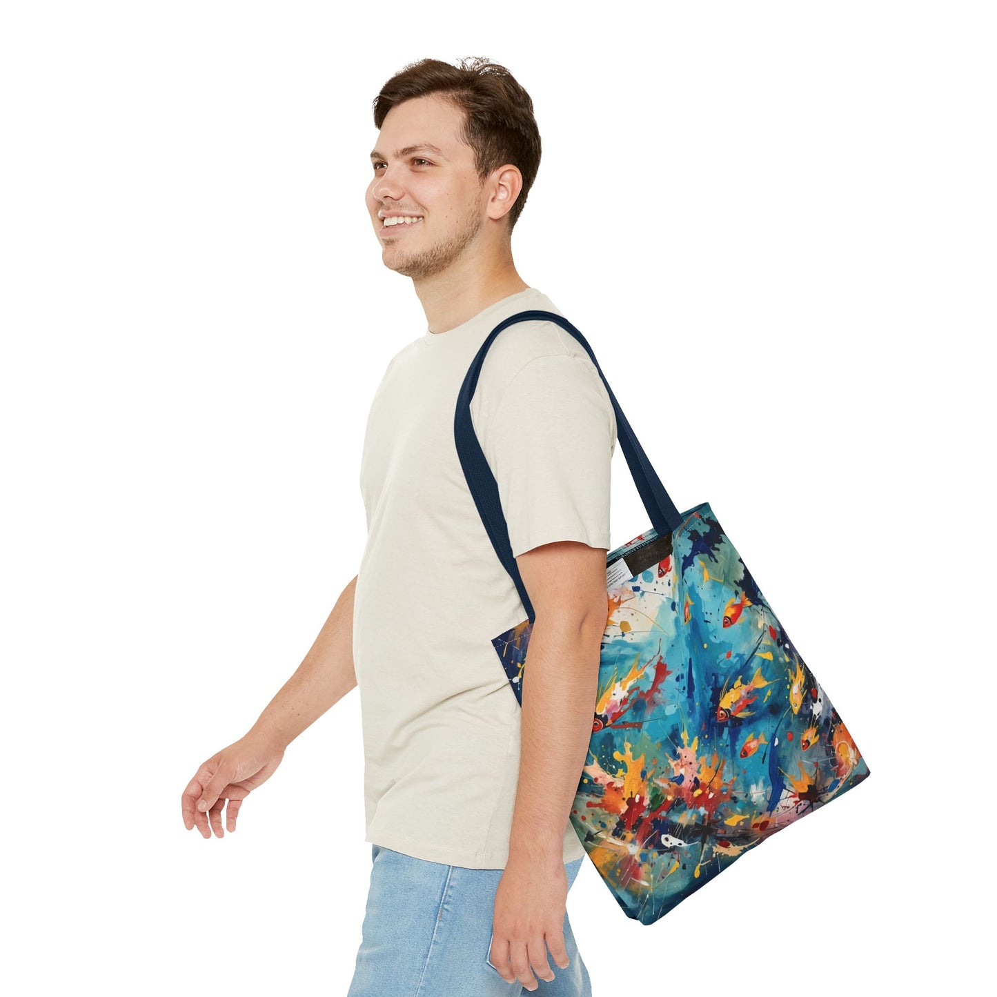 Fish Art Tote Bag