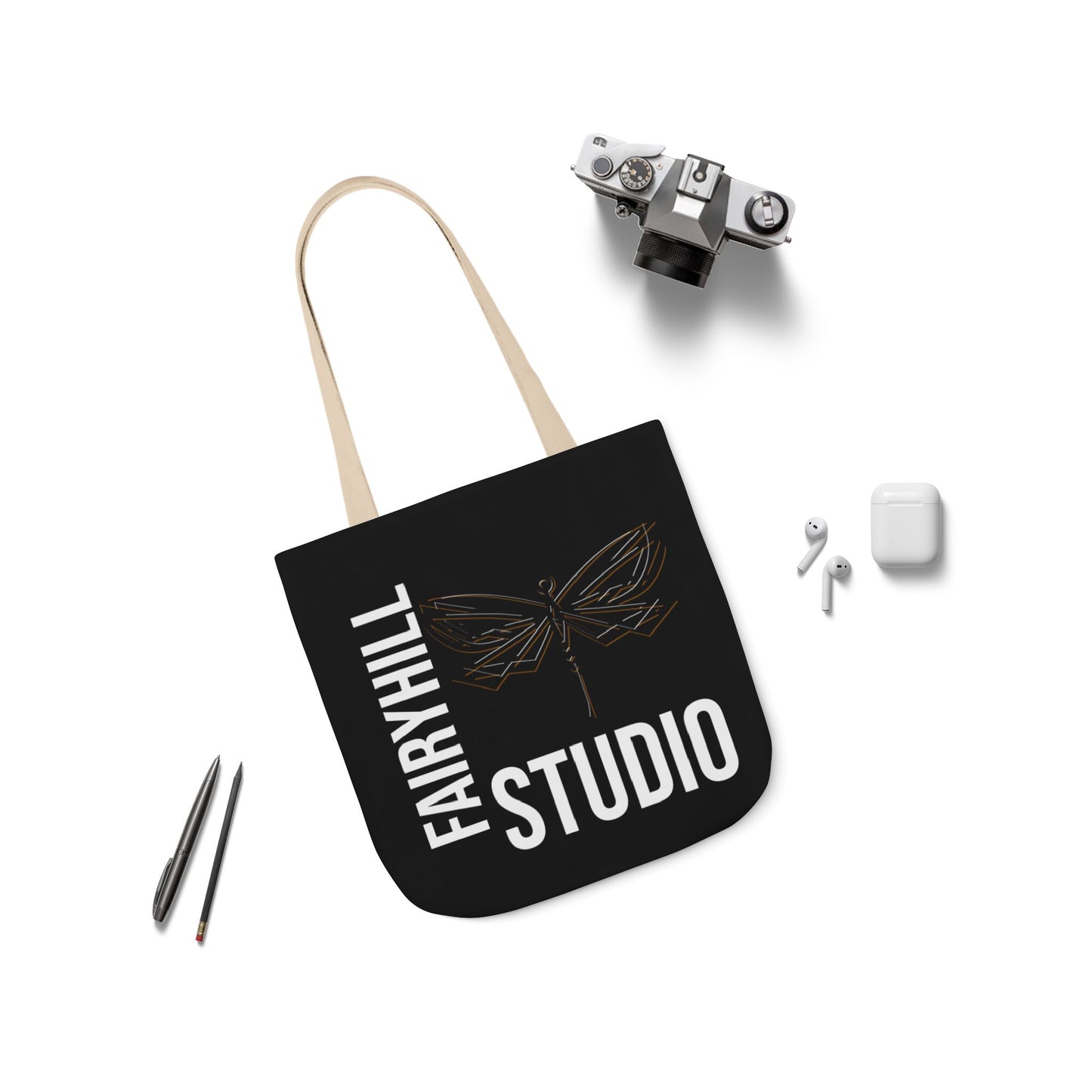 FairyHill Studio  Canvas Tote Bag - Perfect for Beach Days, Eco-Friendly Shopping, and Summer Fun!