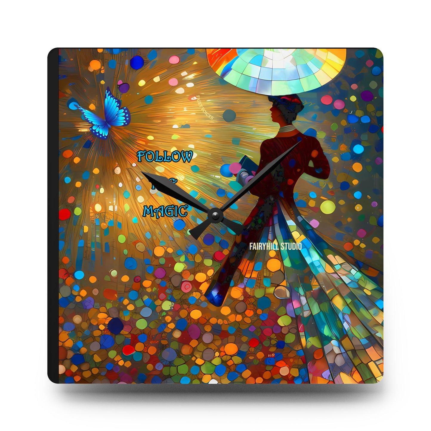 Wall Clock - Follow the Magic Art Design