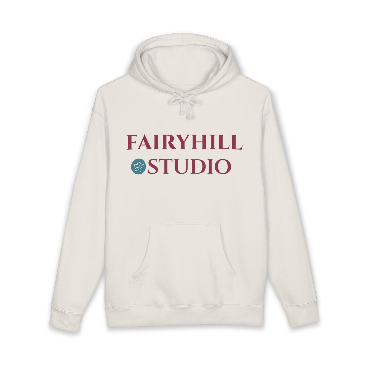 Fairyhill Studio Hoodie — Minimal Logo Pullover for Creatives