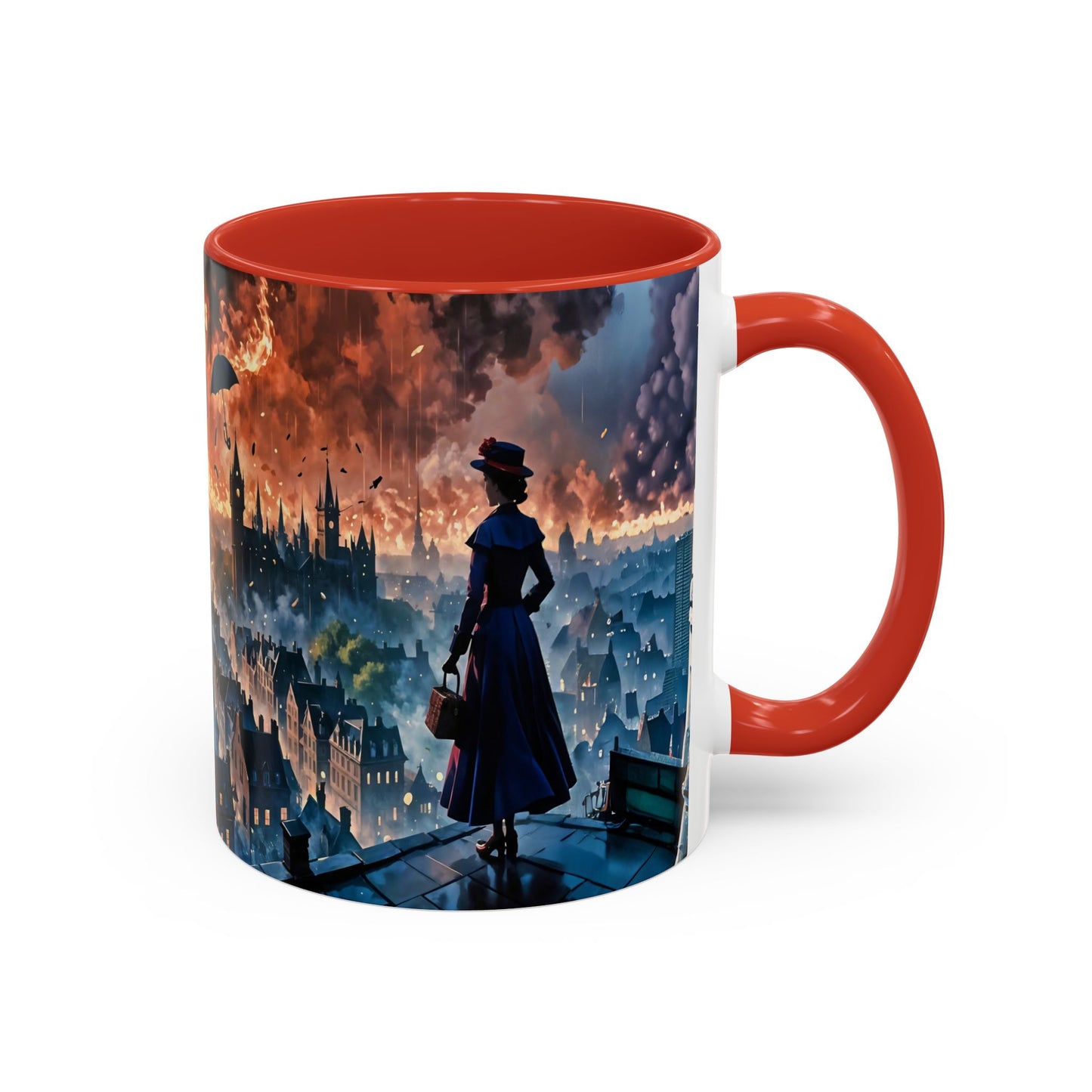 Coffee Mug Mary Poppins Night Cityscape 11oz
