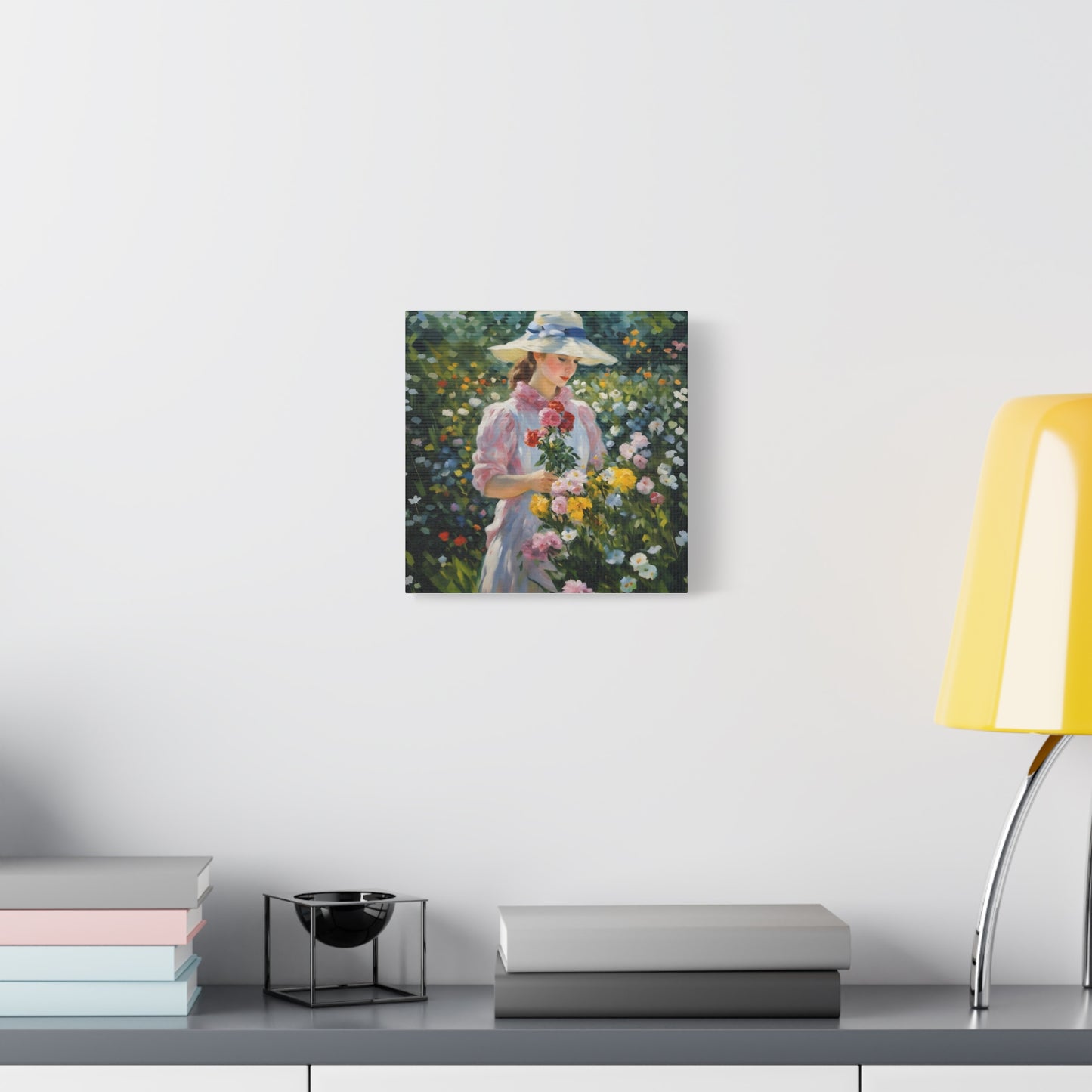 Floral Serenity Canvas Art - Stretched Matte 1.25"