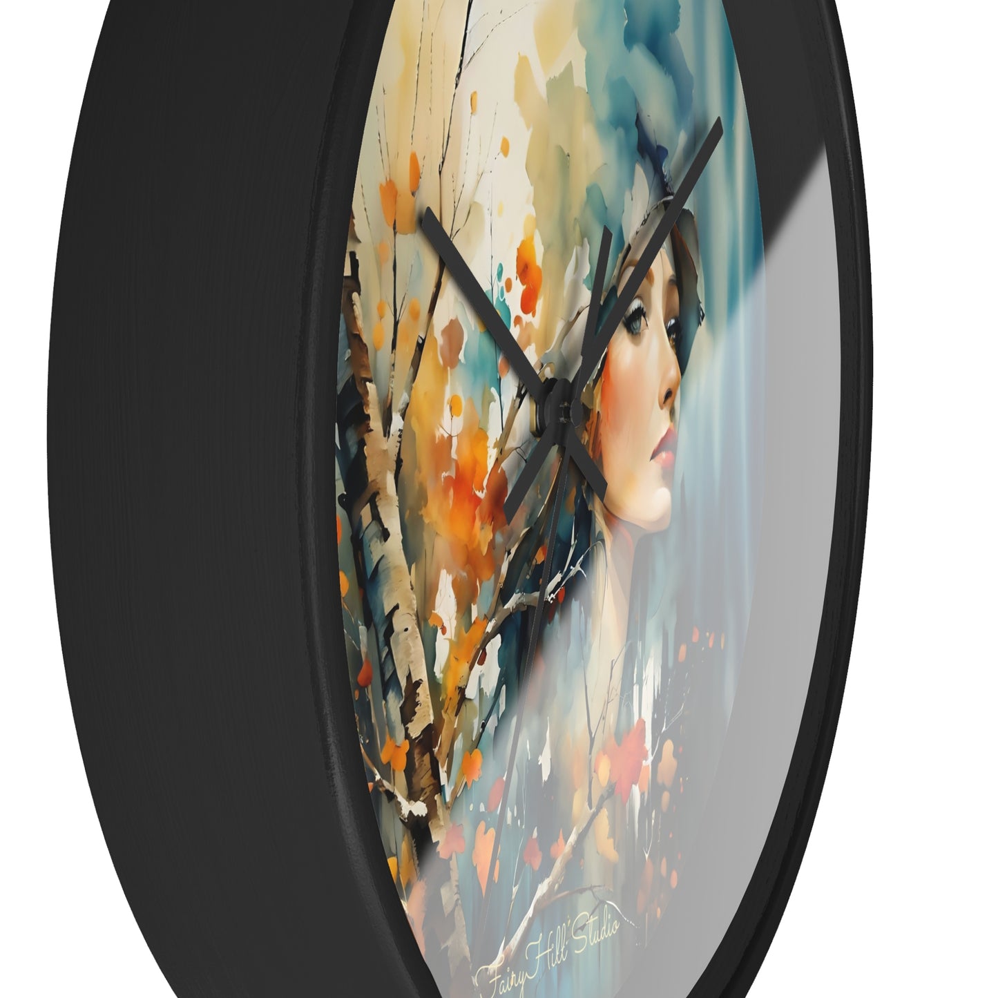 Artistic Woman Wall Clock | Home Decor | Unique Gift | Modern Clock | Wall Art | Feminine Design | Statement Piece