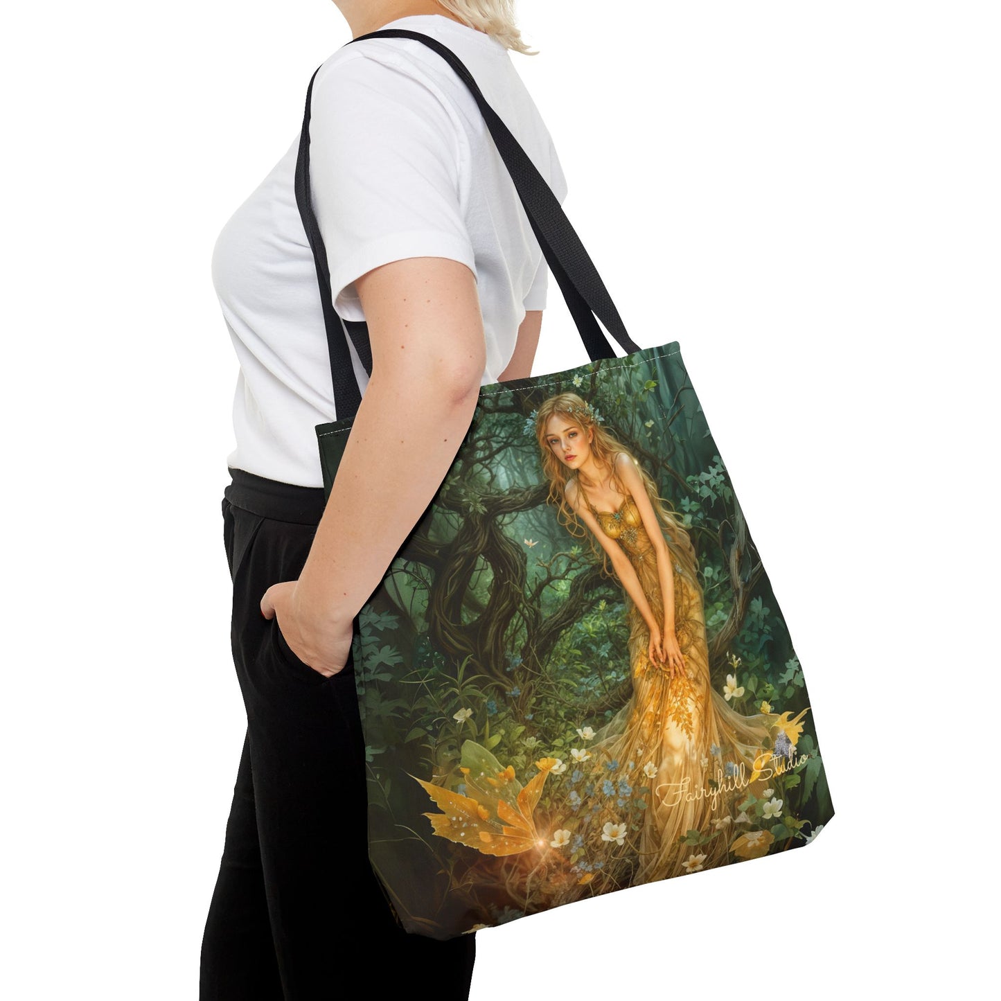 Fairy Forest Tote Bag - Mid-Summer's Eve Art by Fairyhill Studio