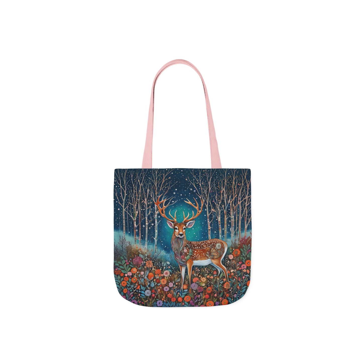 Colorful nature Deer-Inspired Canvas Tote Bag - Perfect for Beach Days, Eco-Friendly Shopping, and Summer Fun!