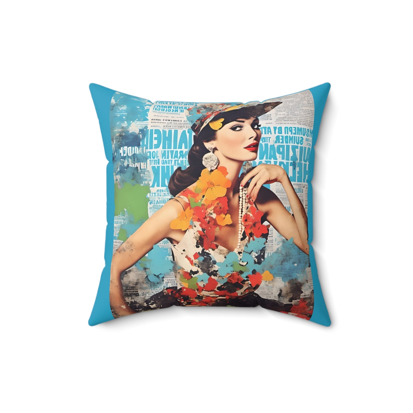 Spun Polyester Square Pillow
