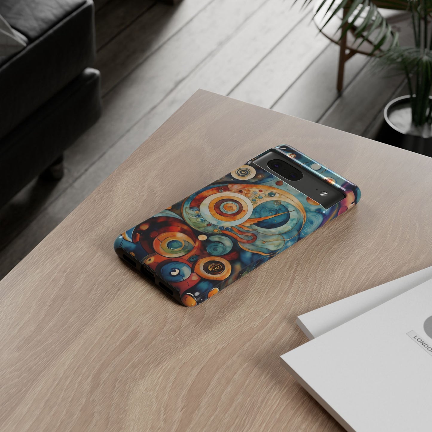 Phone Cases - Beautiful Abstract Circular Art Design